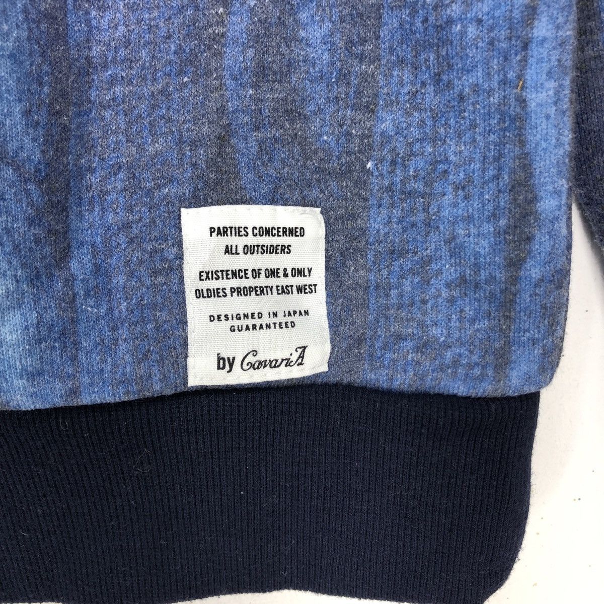 Japanese Brand CAVARI A Crew Neck Sweatshirt #1115-39 Size US S / EU 44-46 / 1 - 3 Thumbnail