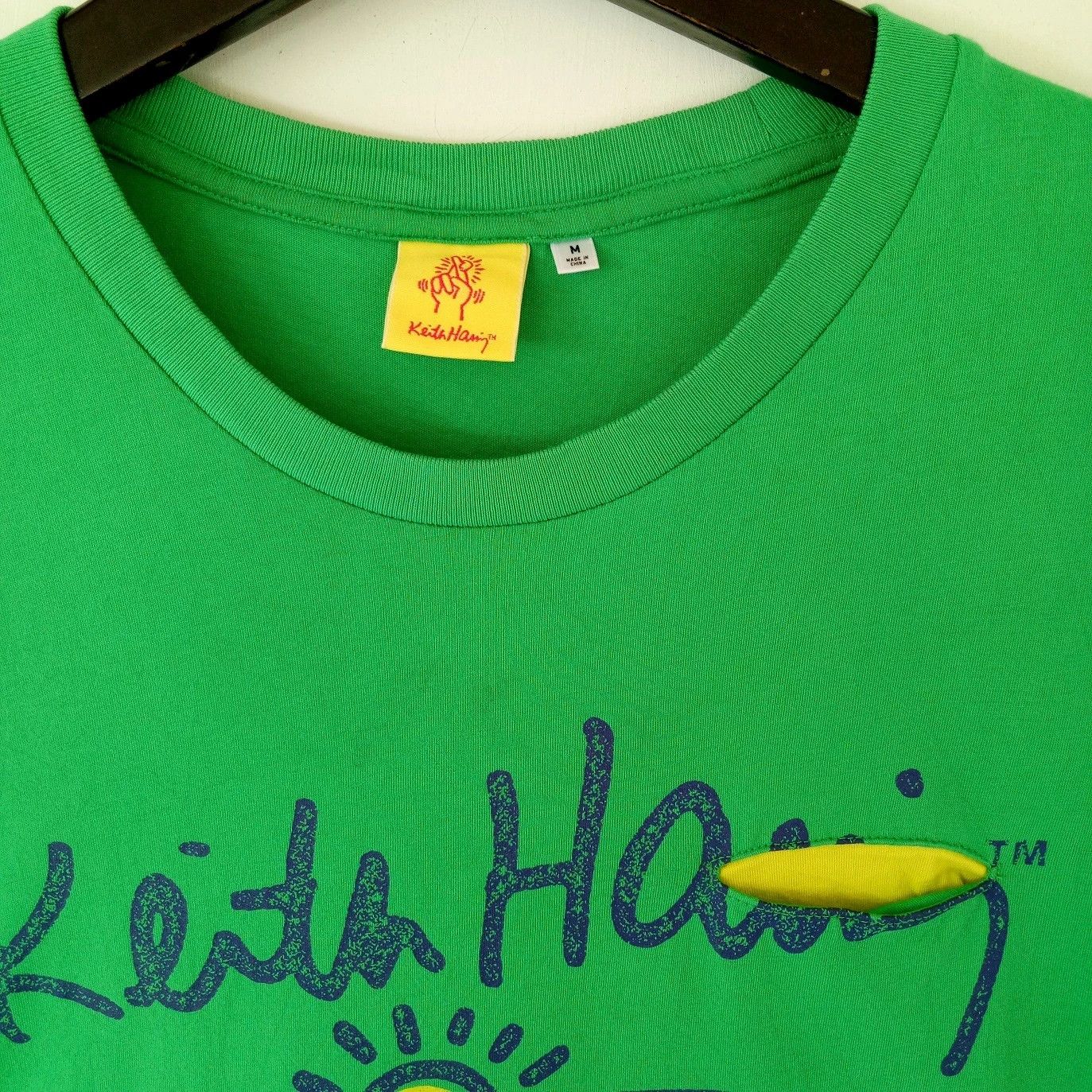 Keith Haring 💥KEITH HARING small pocket streetwear tee t-shirt Size US M / EU 48-50 / 2 - 3 Thumbnail