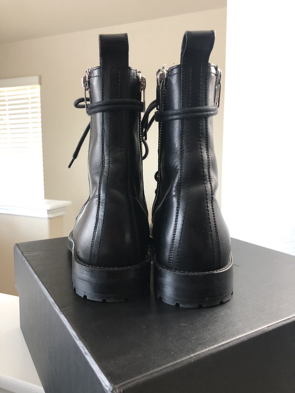 Saint Laurent Paris Saint Laurent FW15 Ranger Double Zip 9-eyelet combat boot Size US 11 / EU 44 - 4 Thumbnail