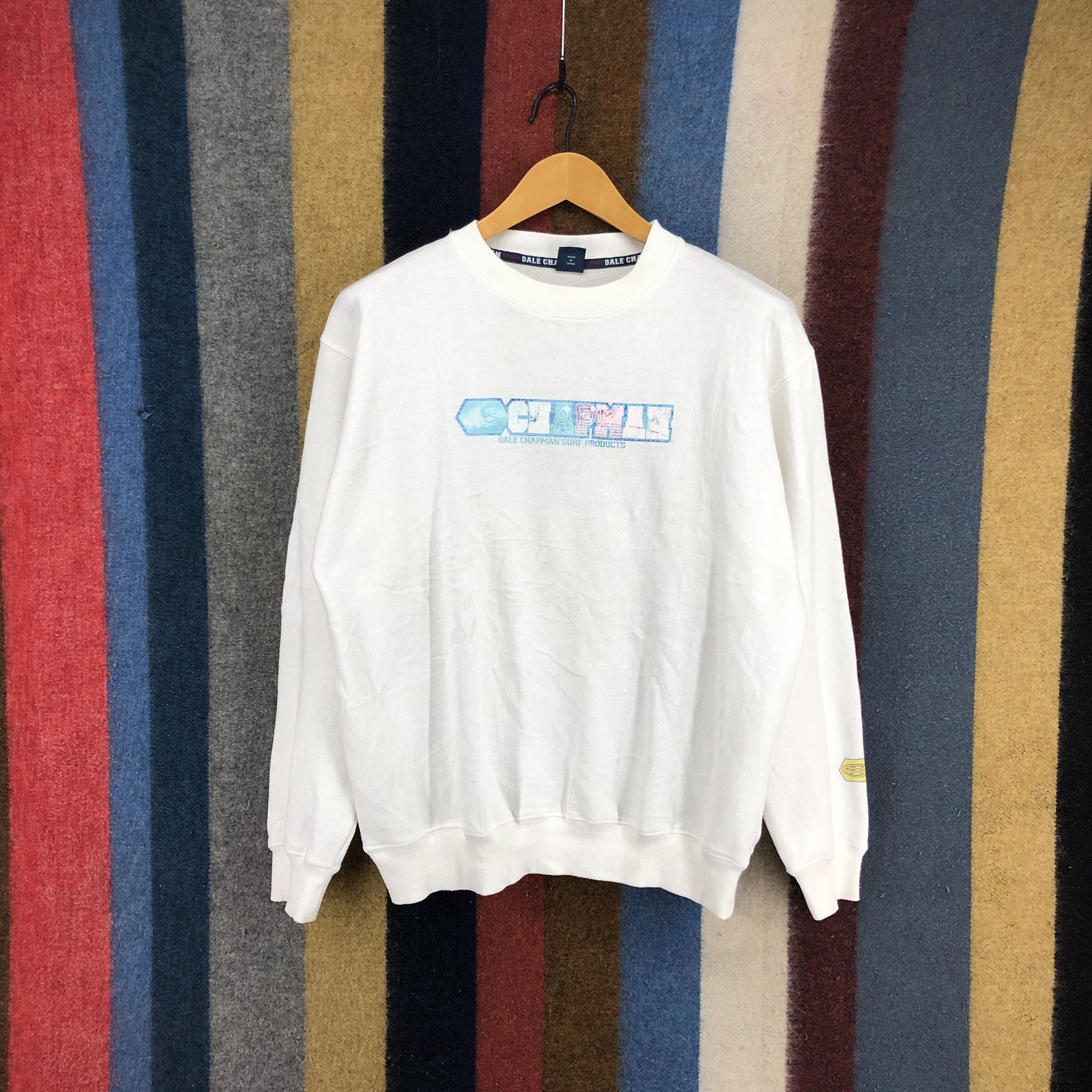 Other DALE CHAPMAN Surf Products Crew Neck Sweatshirt #0533/W Size US M / EU 48-50 / 2 - 1 Thumbnail