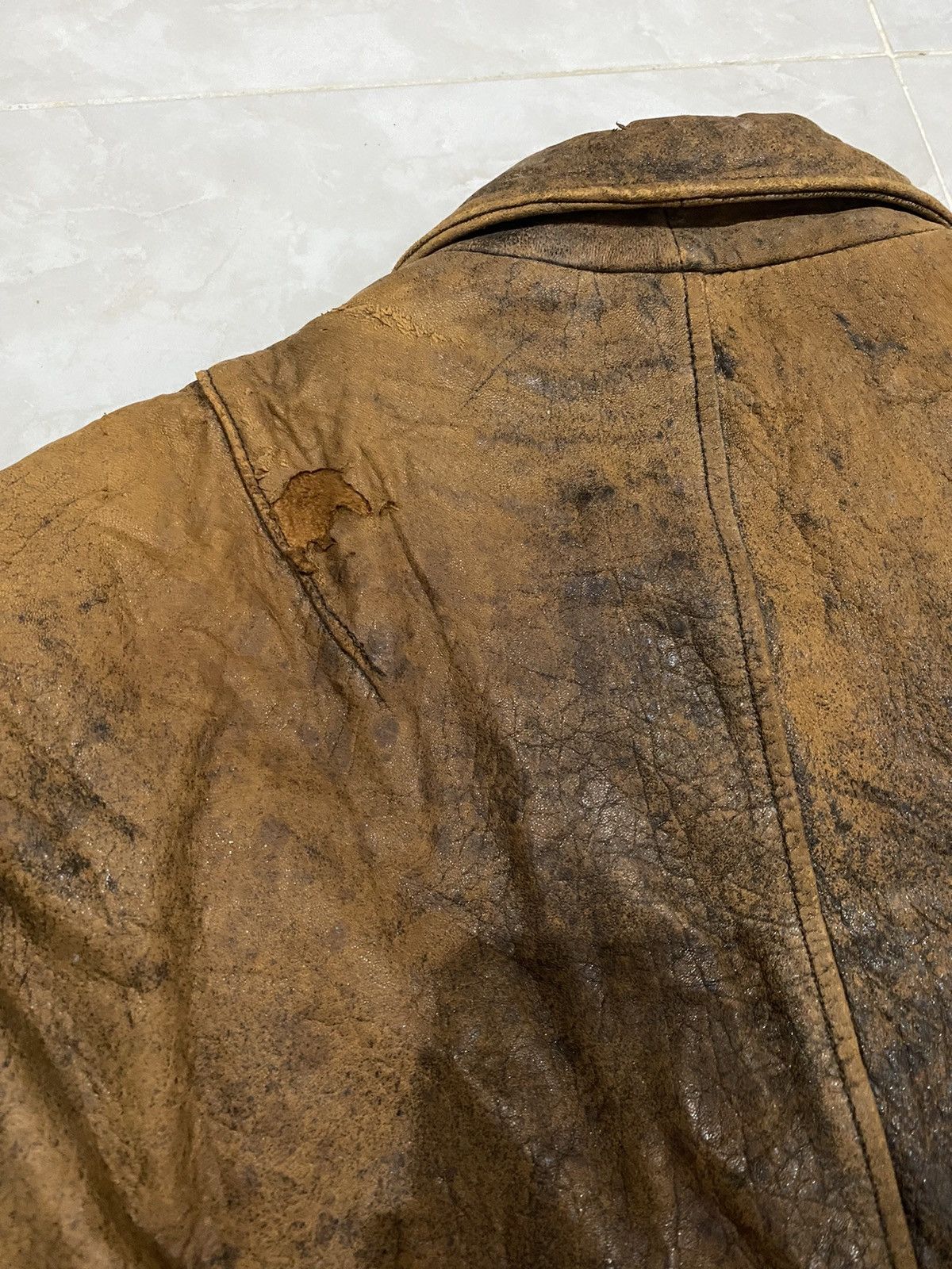 Vintage Houston Vintage Leather Jacket Size US L / EU 52-54 / 3 - 7 Thumbnail