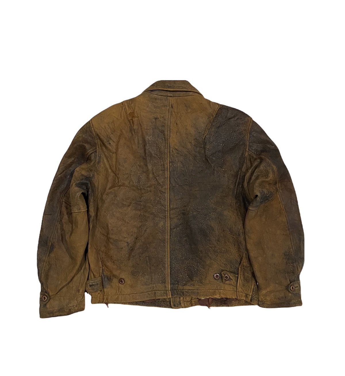 Vintage Houston Vintage Leather Jacket Size US L / EU 52-54 / 3 - 3 Thumbnail