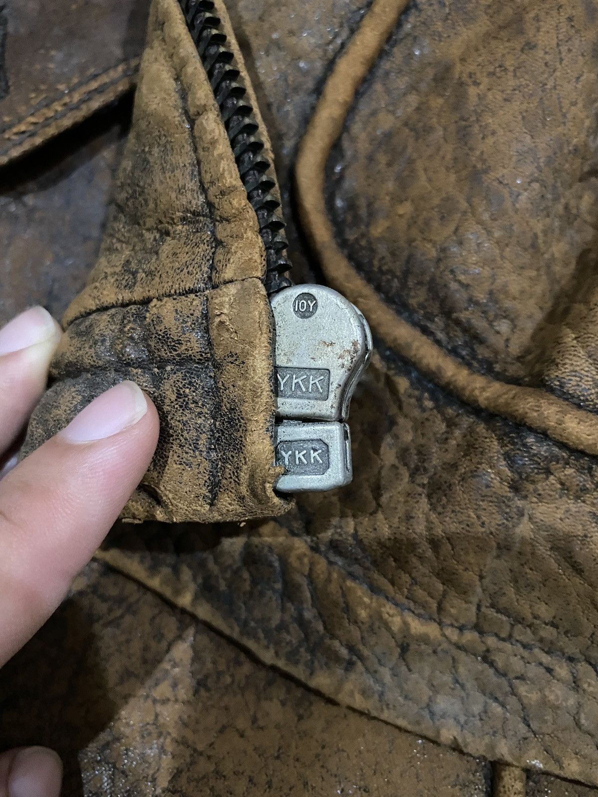 Vintage Houston Vintage Leather Jacket Size US L / EU 52-54 / 3 - 5 Thumbnail