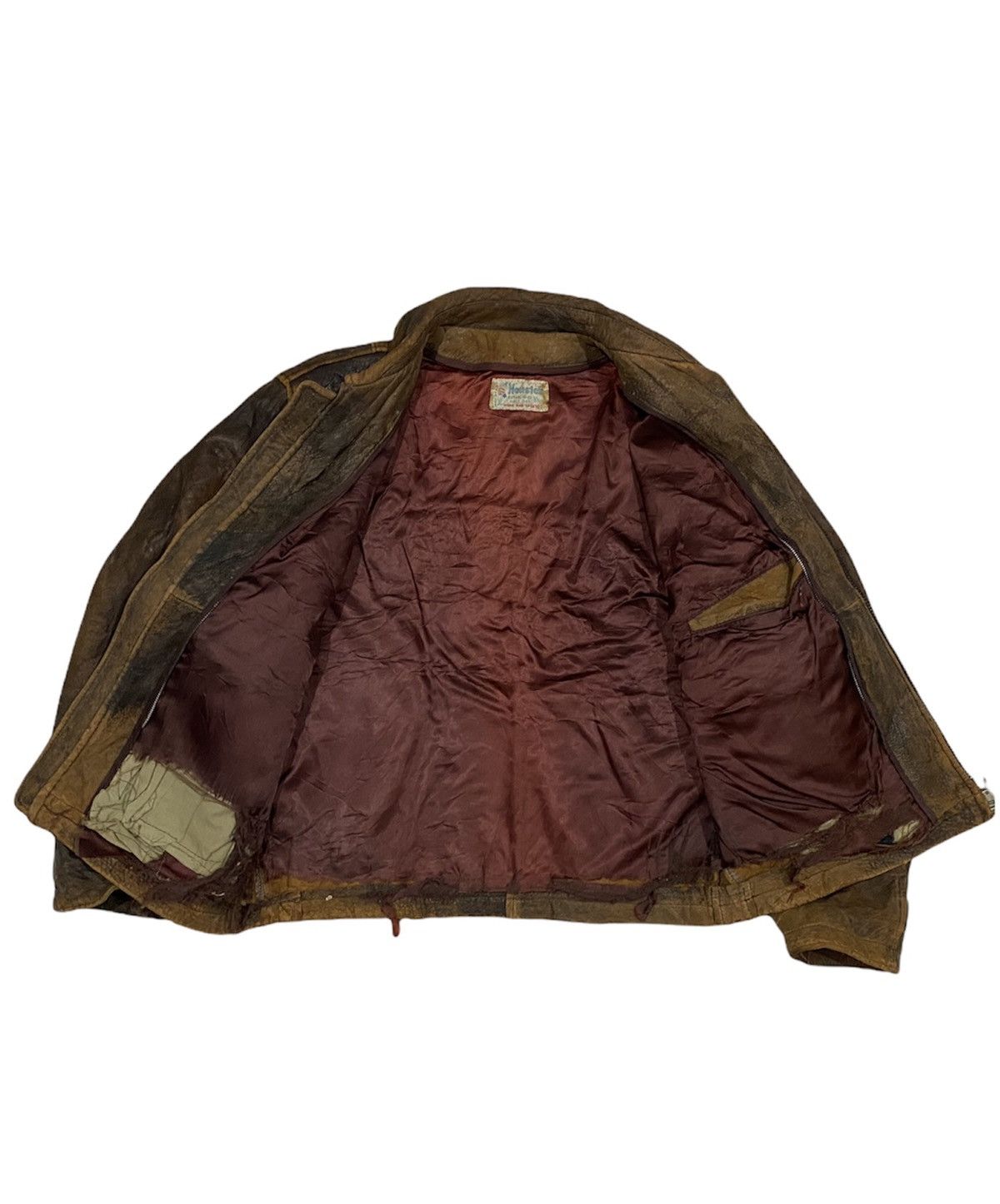 Vintage Houston Vintage Leather Jacket Size US L / EU 52-54 / 3 - 2 Thumbnail