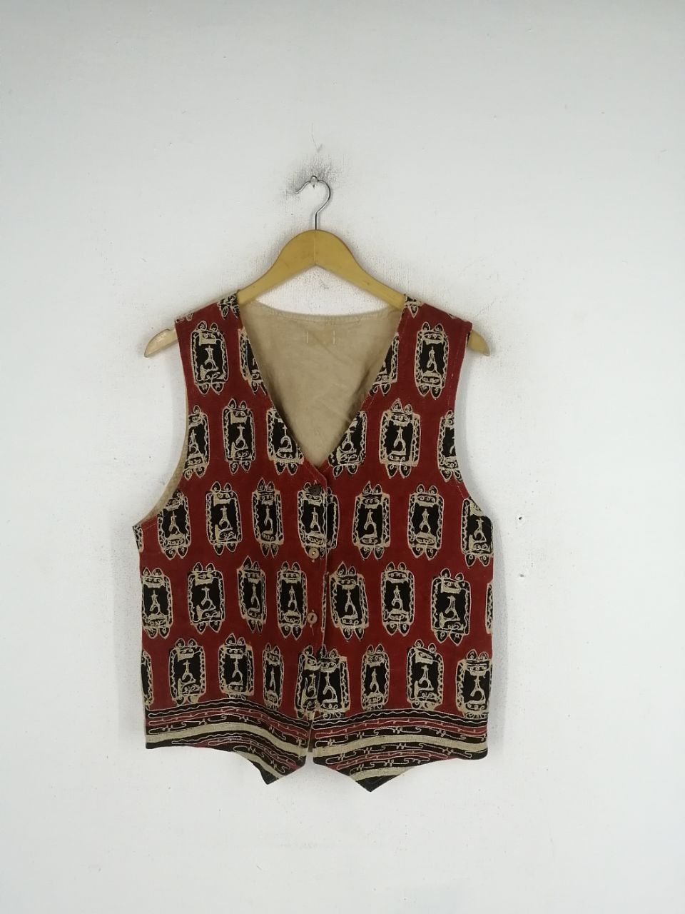 Japanese Brand Indigenous Design Vest Size US S / EU 44-46 / 1 - 3 Thumbnail