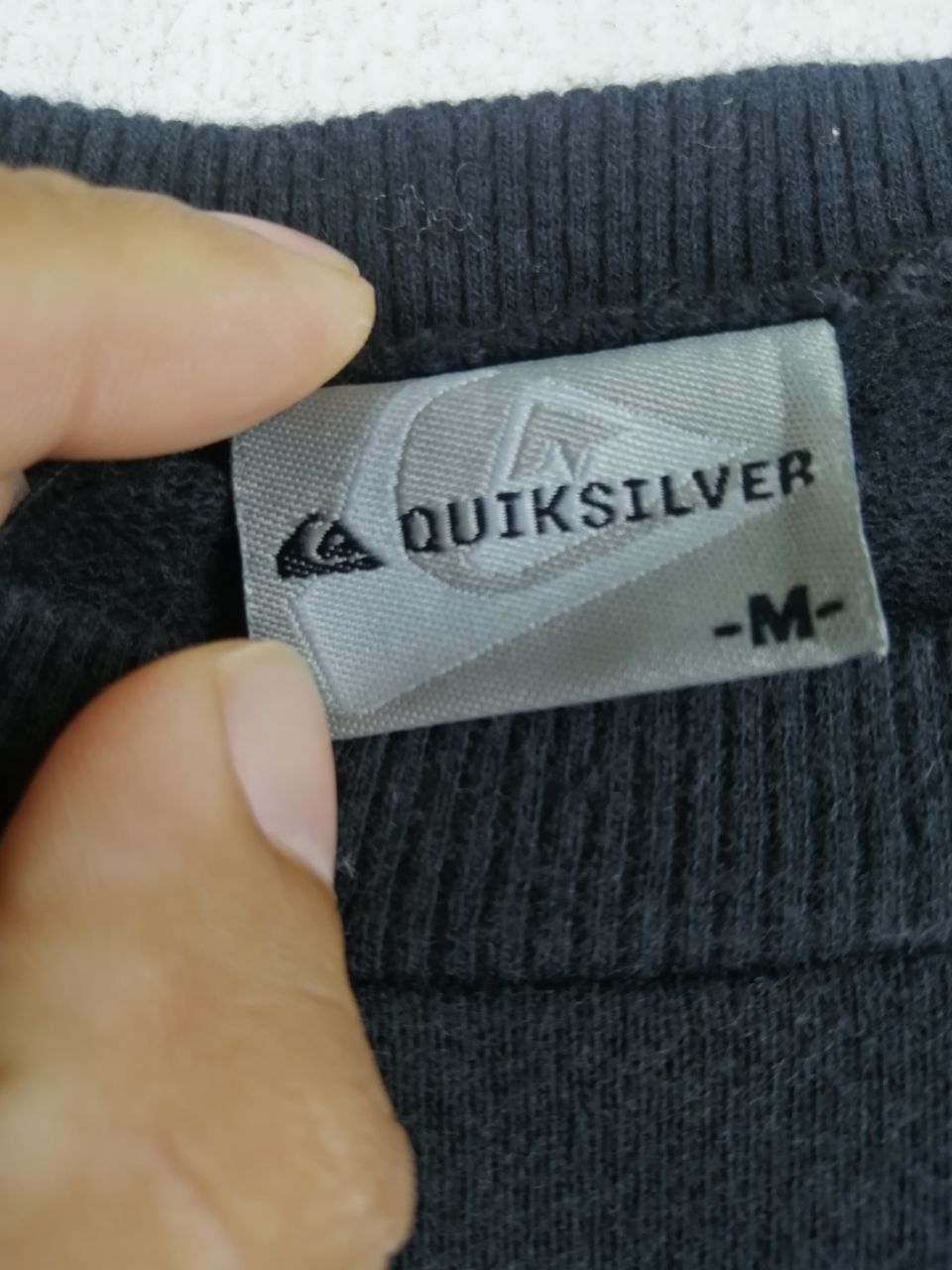 Quiksilver Quicksilver Spellout Logo Black Sweatshirt Size US M / EU 48-50 / 2 - 4 Thumbnail