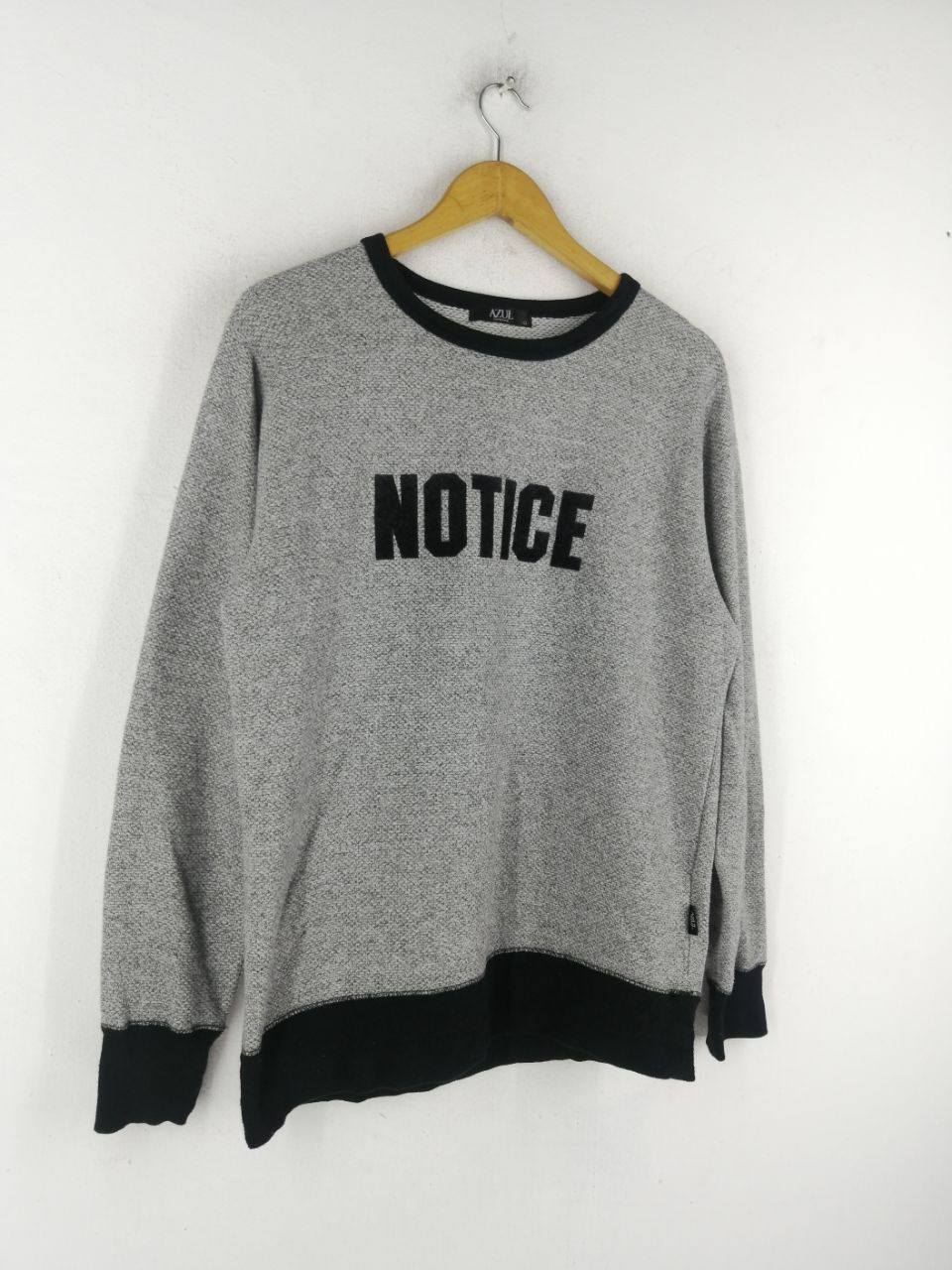 Japanese Brand Azul Notice Sweatshirt Size US M / EU 48-50 / 2 - 2 Thumbnail