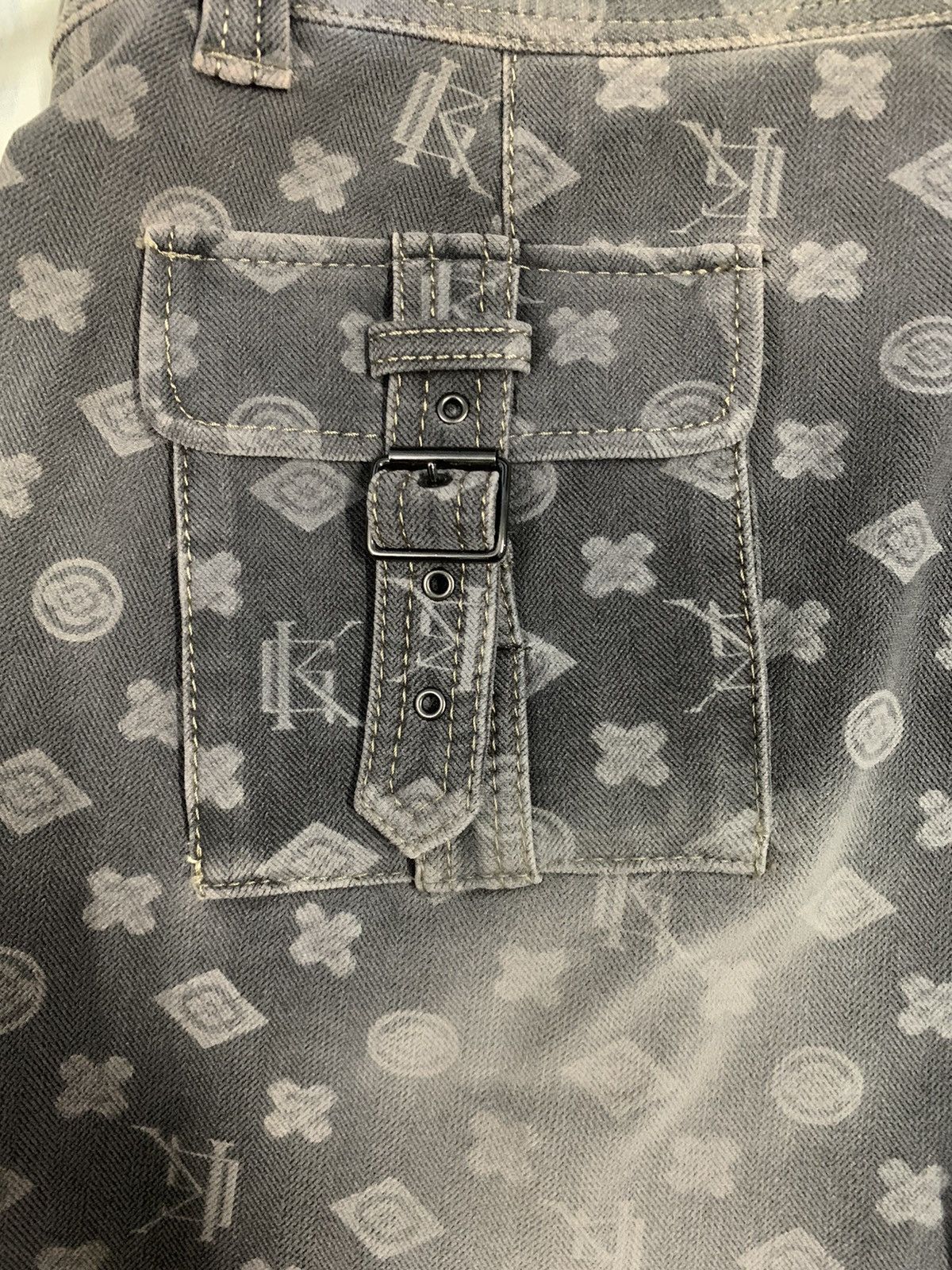 Other Japanese Brand Stretch Monogram Pants Louis Vuitton-inspired Size US 32 / EU 48 - 14 Thumbnail