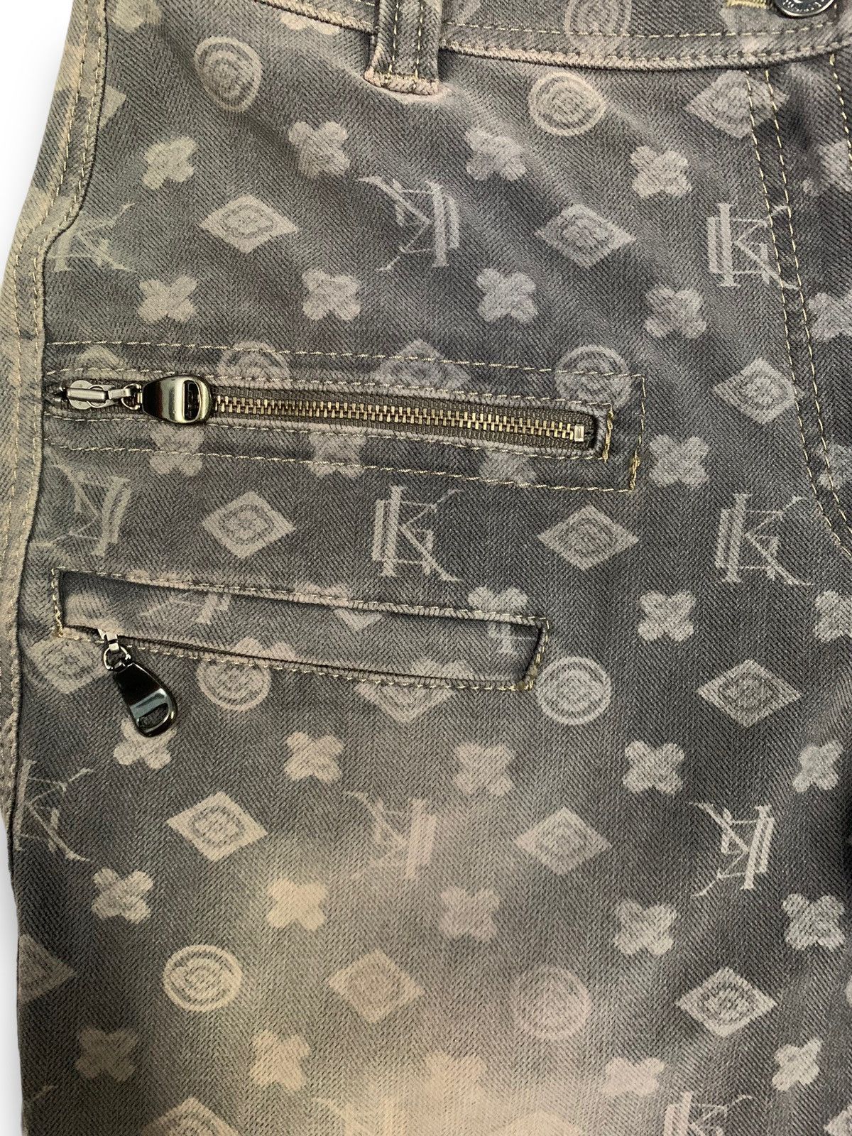 Other Japanese Brand Stretch Monogram Pants Louis Vuitton-inspired Size US 32 / EU 48 - 6 Thumbnail