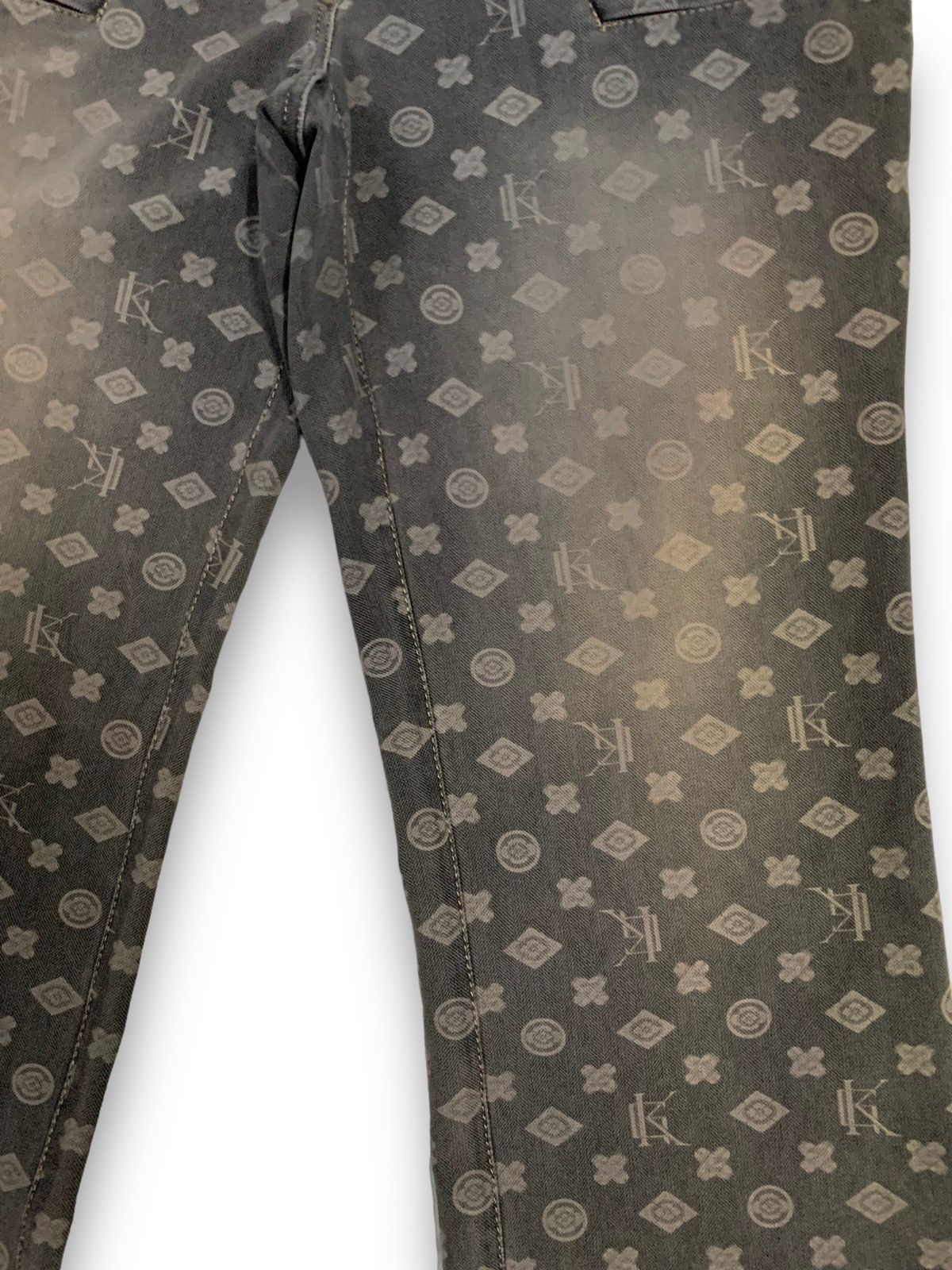 Other Japanese Brand Stretch Monogram Pants Louis Vuitton-inspired Size US 32 / EU 48 - 9 Thumbnail
