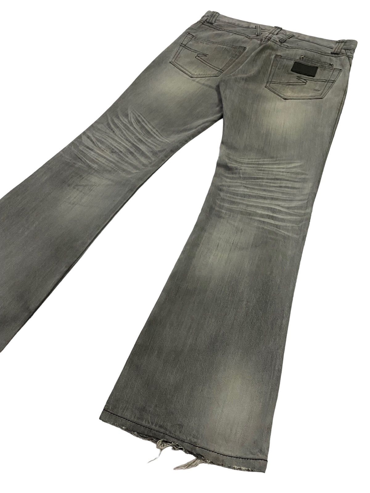 semanticdesign Japanese Brand “Semantic Design” Flare Denim Pants Size US 32 / EU 48 - 22 Thumbnail