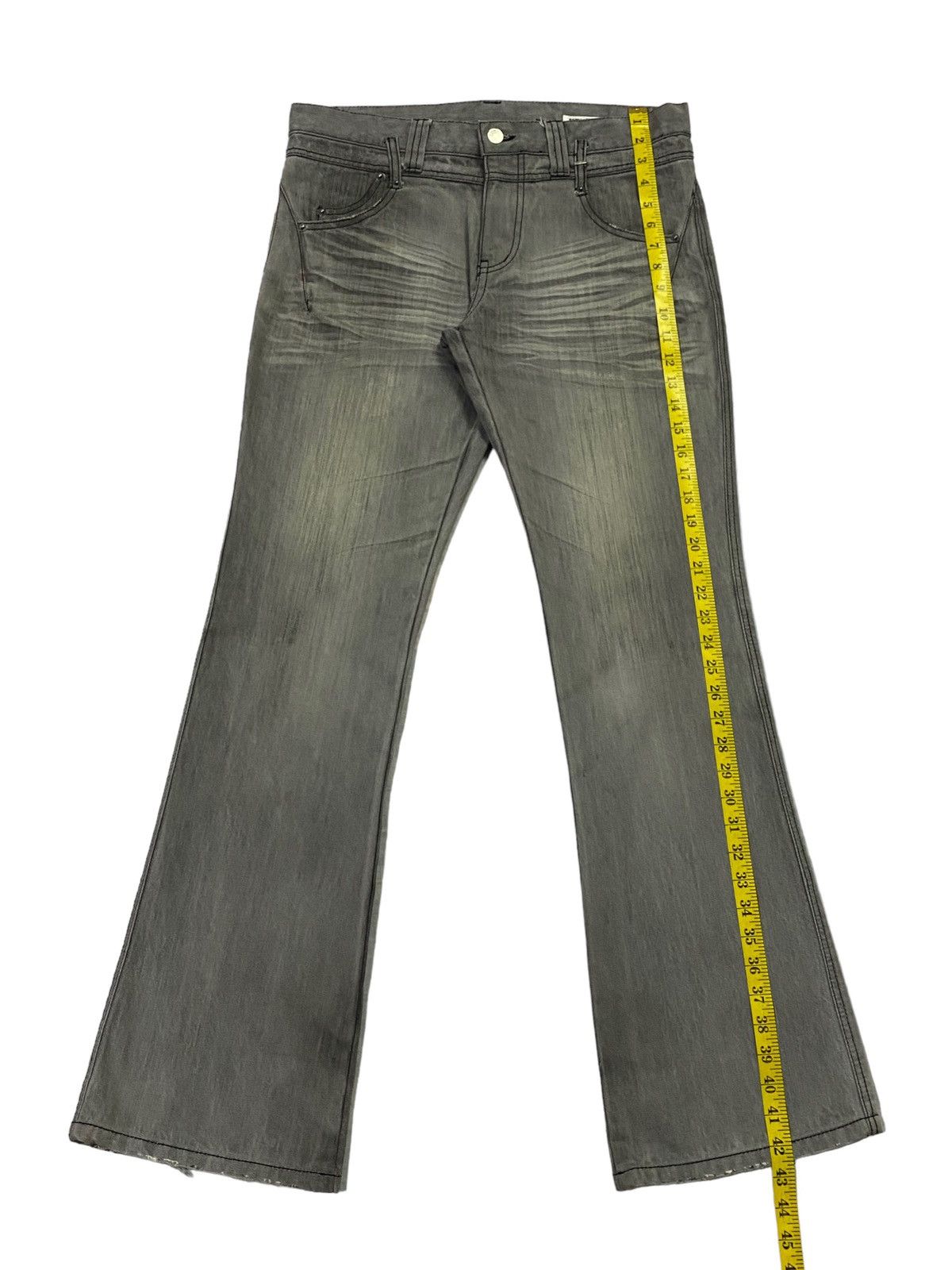 semanticdesign Japanese Brand “Semantic Design” Flare Denim Pants Size US 32 / EU 48 - 6 Thumbnail