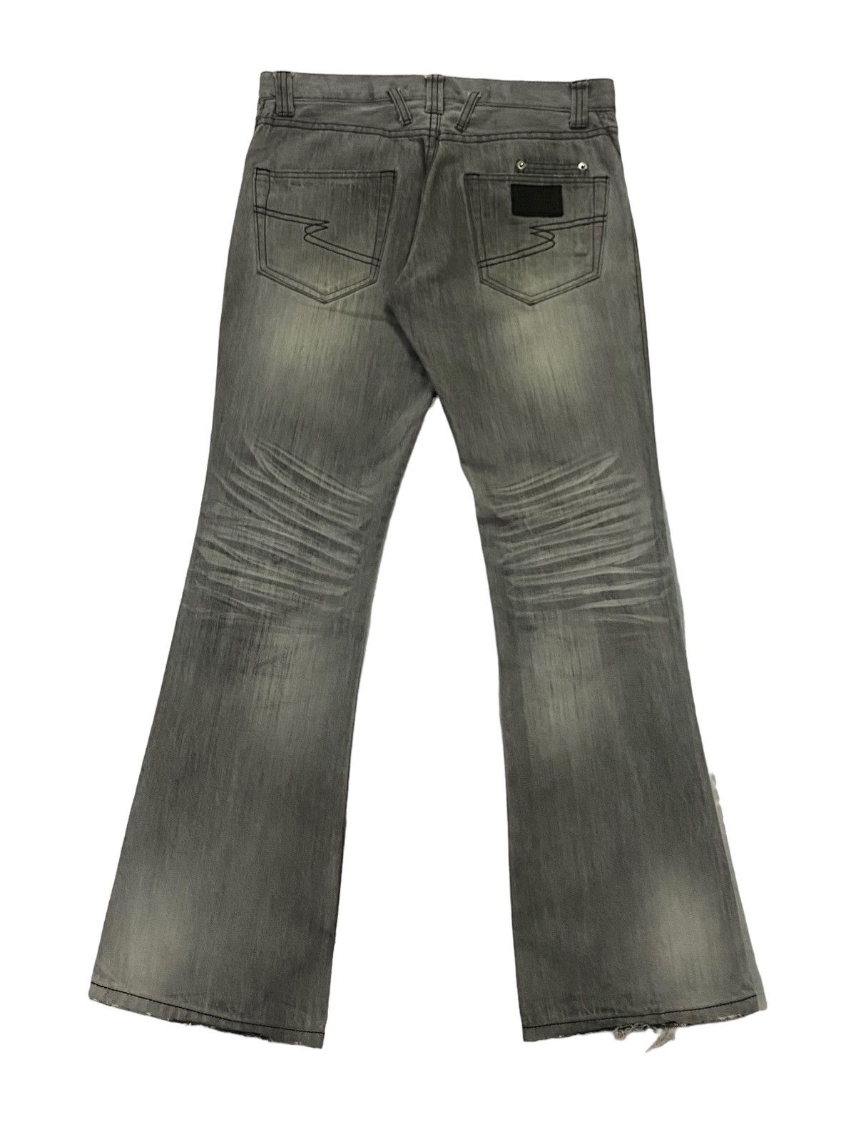 semanticdesign Japanese Brand “Semantic Design” Flare Denim Pants Size US 32 / EU 48 - 3 Thumbnail