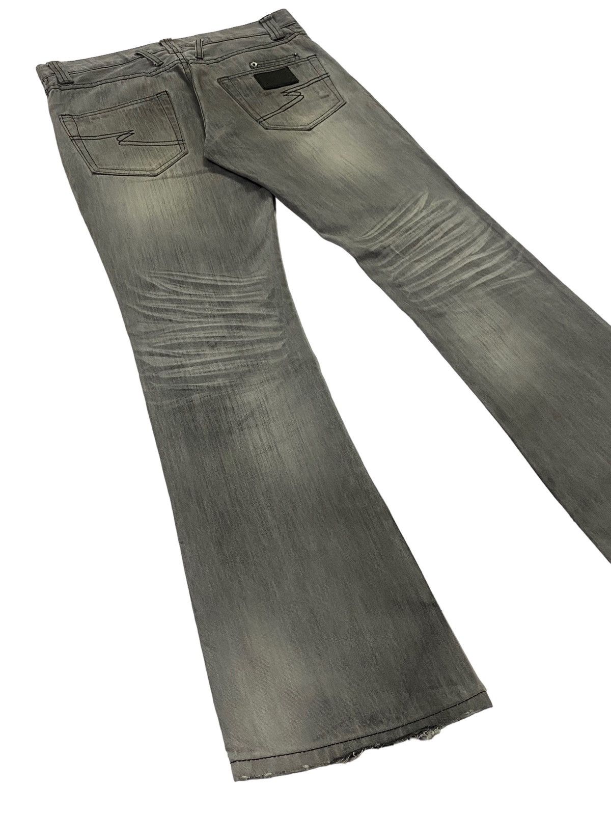 semanticdesign Japanese Brand “Semantic Design” Flare Denim Pants Size US 32 / EU 48 - 21 Thumbnail