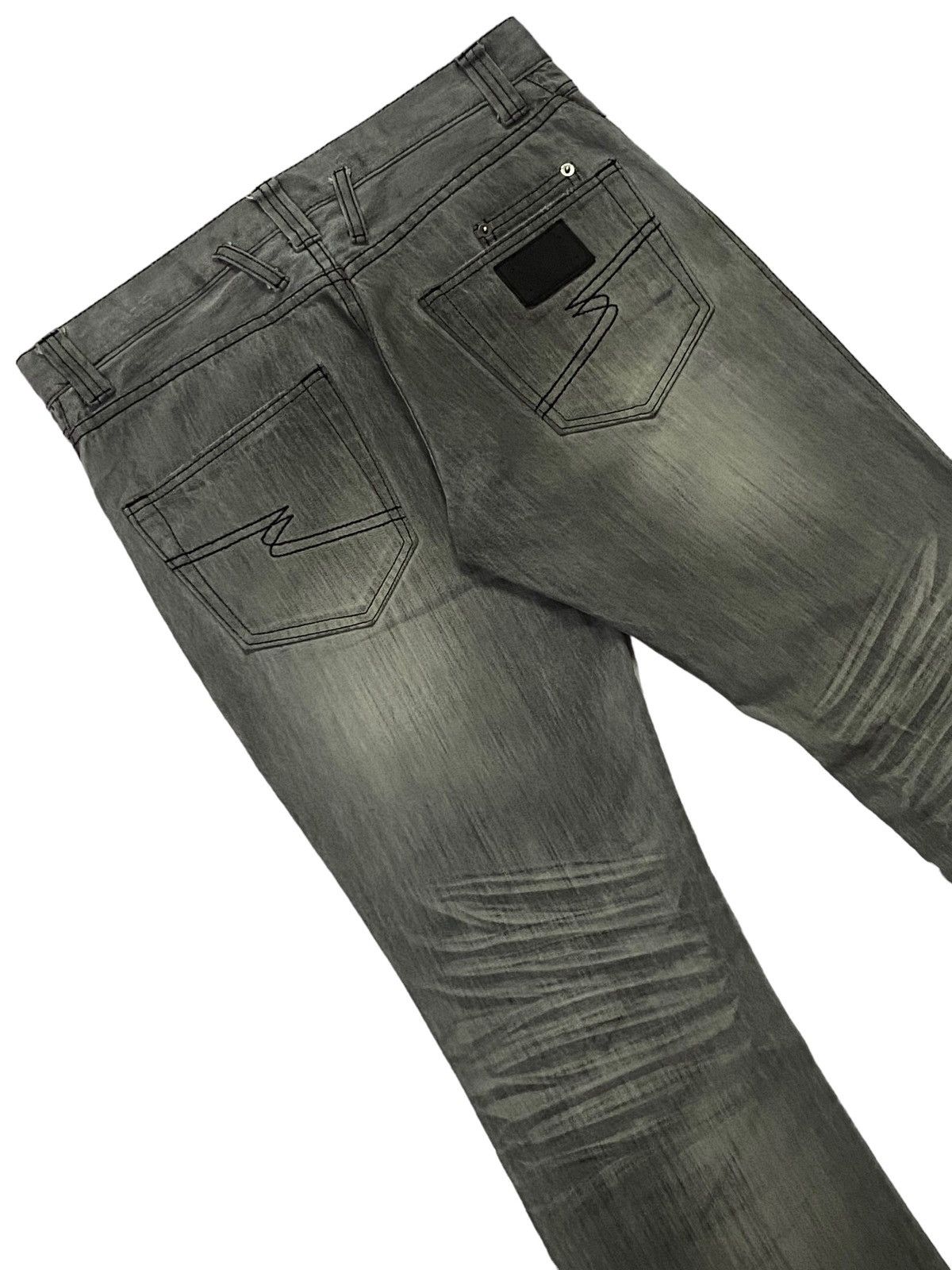 semanticdesign Japanese Brand “Semantic Design” Flare Denim Pants Size US 32 / EU 48 - 18 Thumbnail
