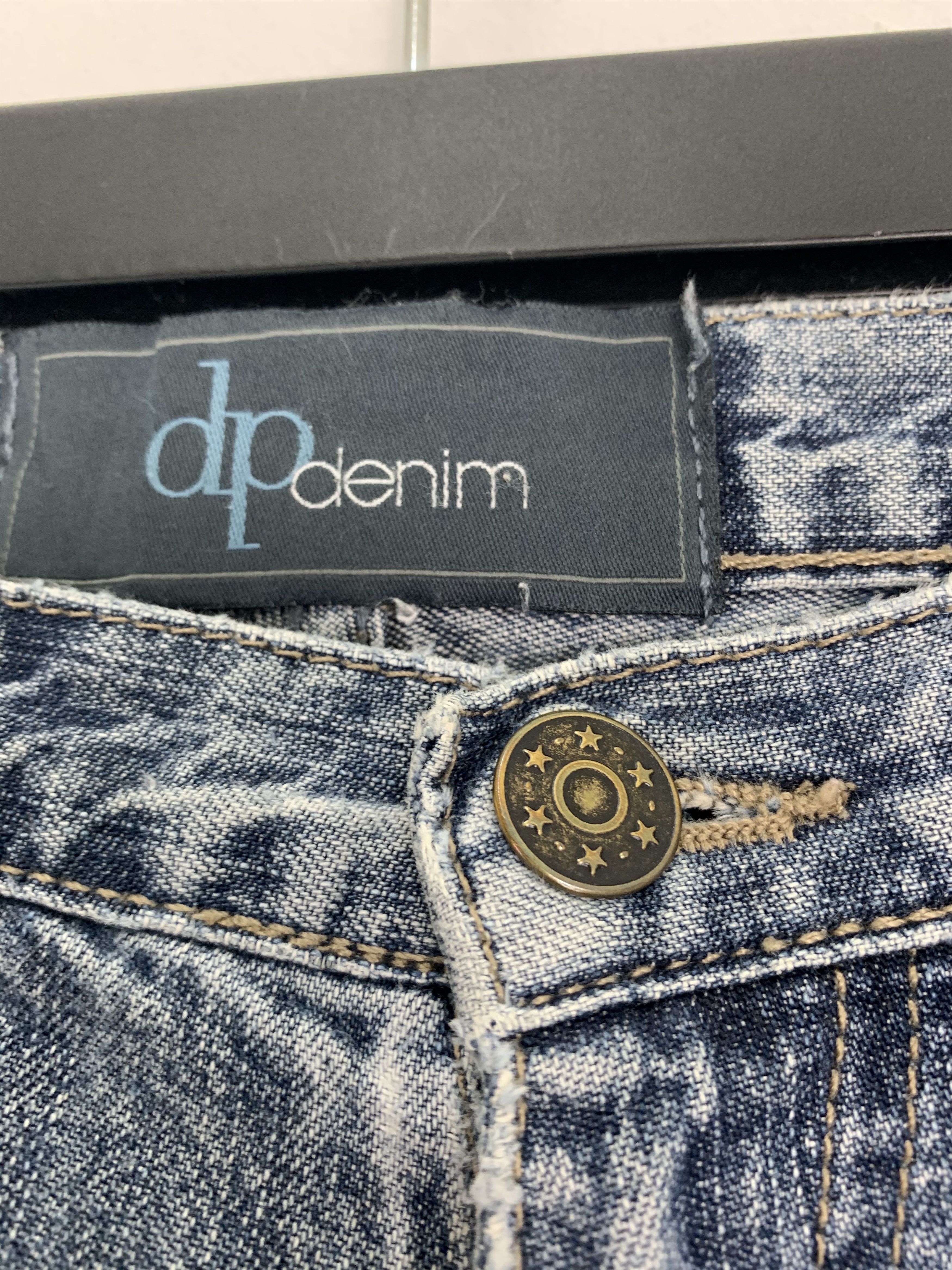 Japanese Brand DP Denim Distressed Design Streetwear Faded Grey #215 Size US 31 - 10 Thumbnail