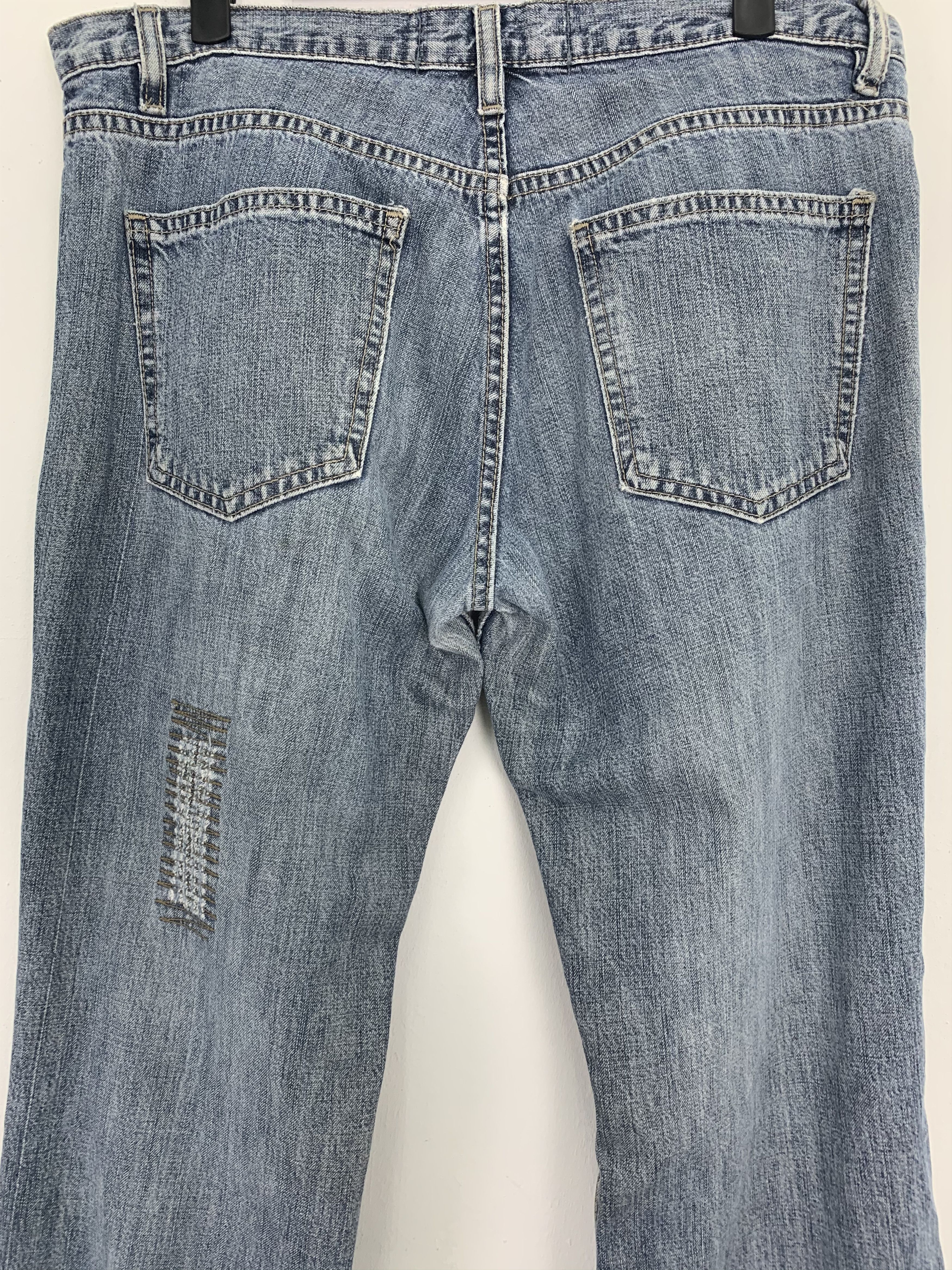 Japanese Brand DP Denim Distressed Design Streetwear Faded Grey #215 Size US 31 - 11 Thumbnail