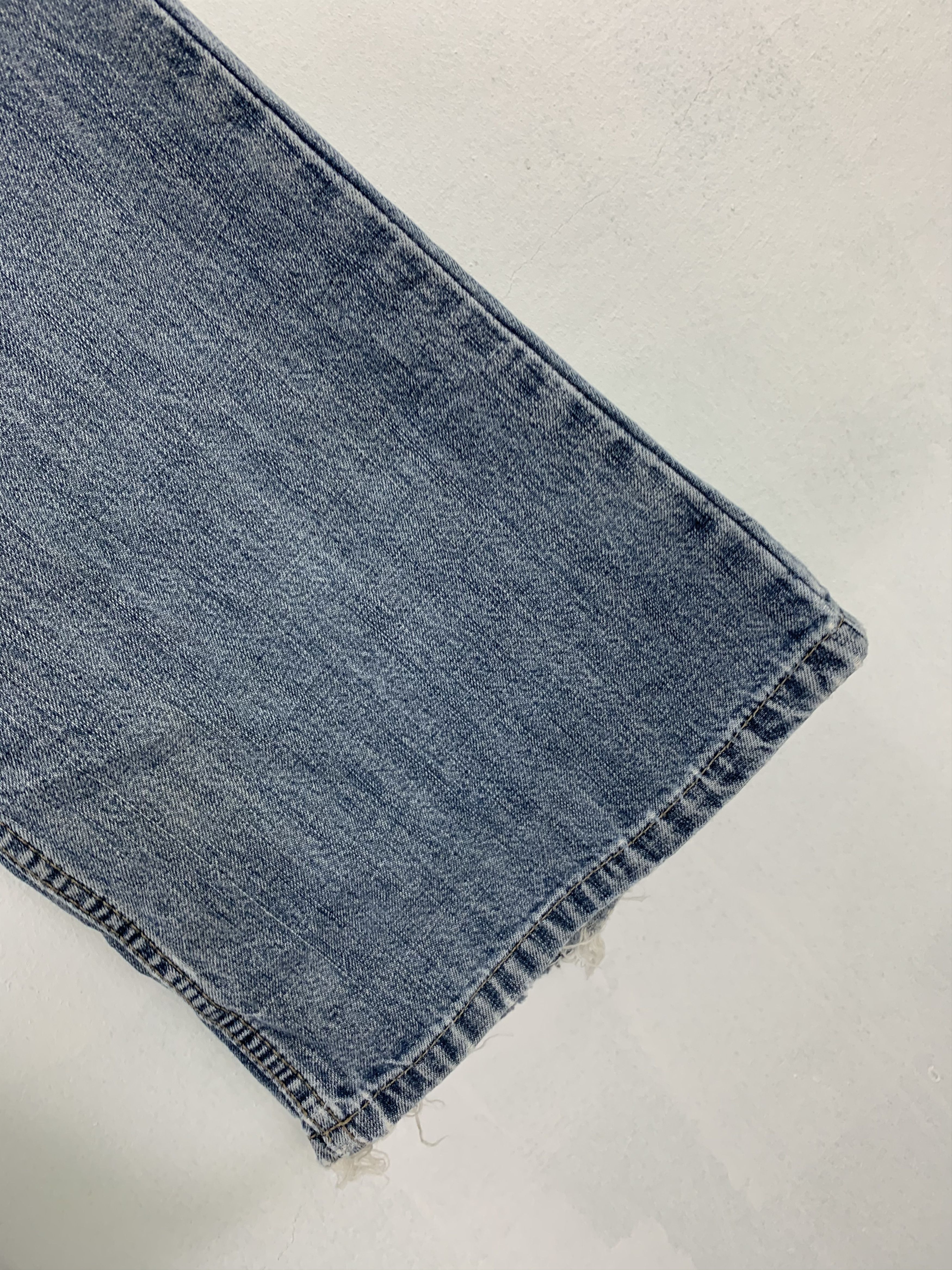 Japanese Brand DP Denim Distressed Design Streetwear Faded Grey #215 Size US 31 - 8 Thumbnail