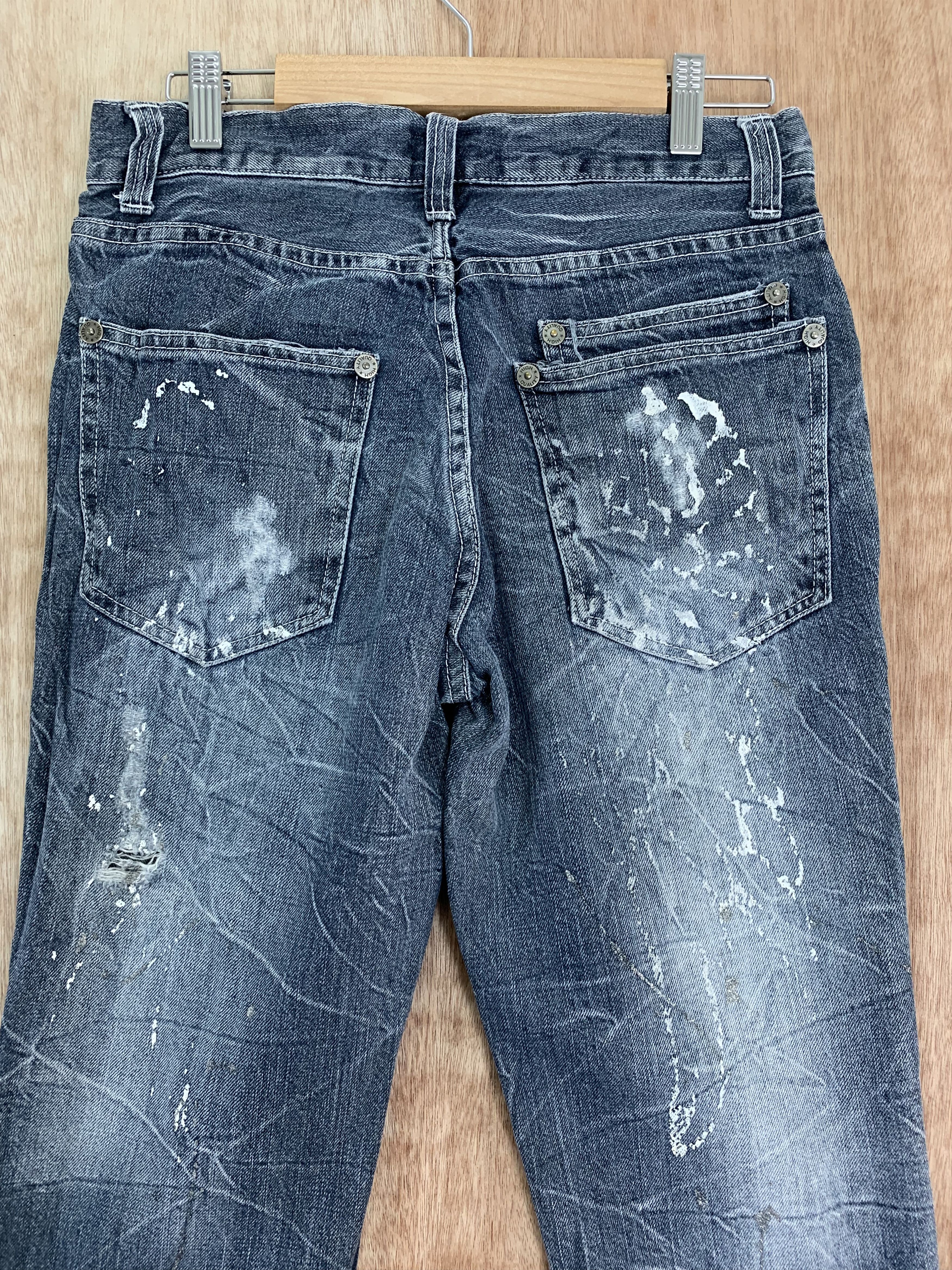 Japanese Brand Denim nylaus Vintage Distressed Denim Pants Streetwear Size US 28 / EU 44 - 10 Thumbnail