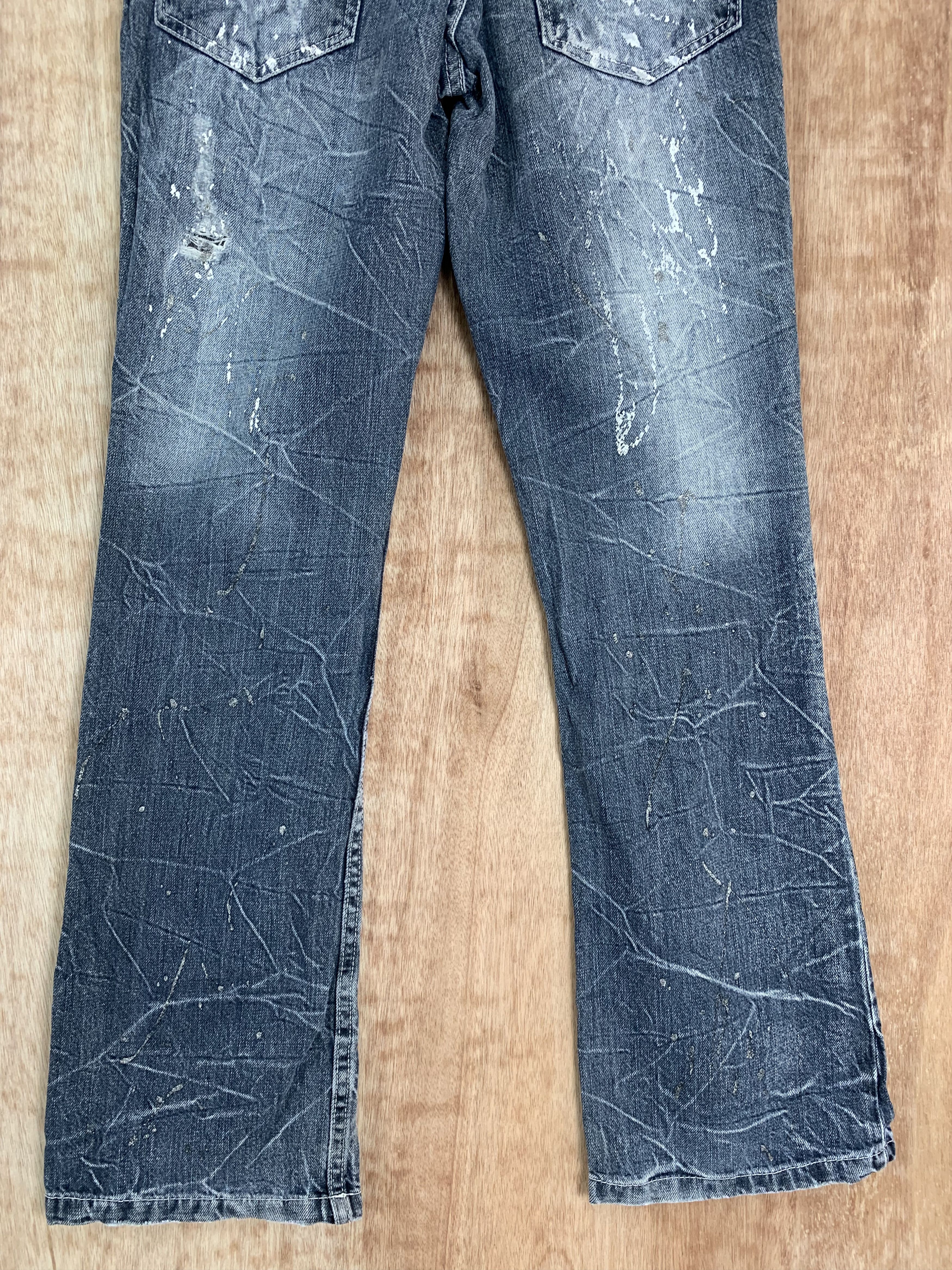 Japanese Brand Denim nylaus Vintage Distressed Denim Pants Streetwear Size US 28 / EU 44 - 11 Thumbnail