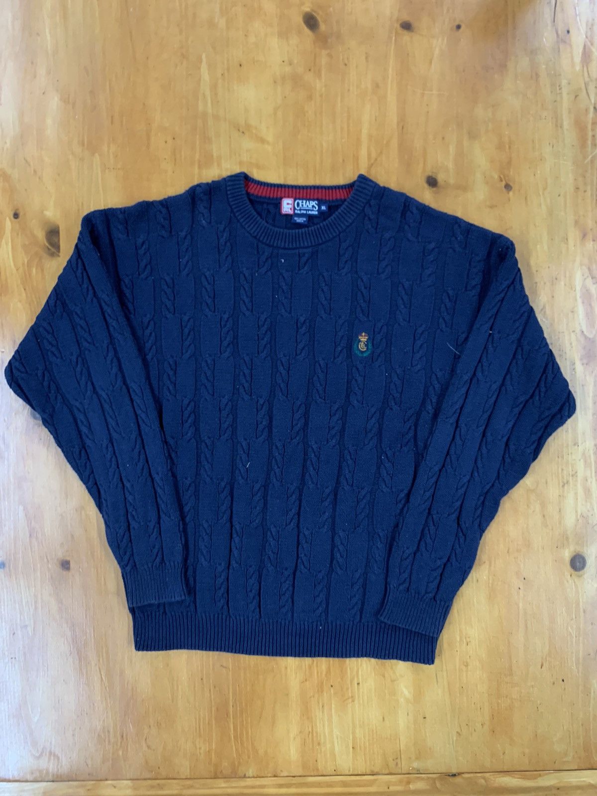 Vintage Vintage Chaps Ralph Lauren Cable Knit Sweater Grailed