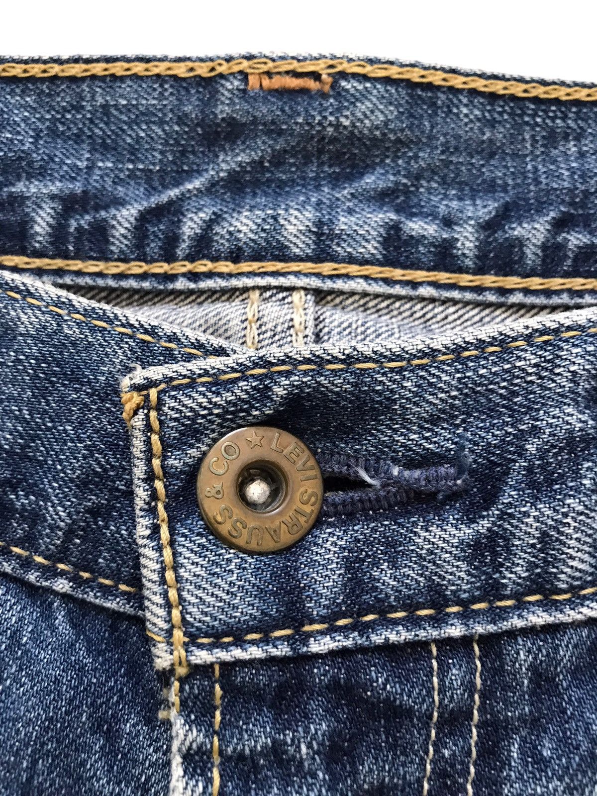 Levi's Vintage Clothing Vintage Levis 503 Lightning Distressed Denim Jeans Size US 32 / EU 48 - 6 Thumbnail