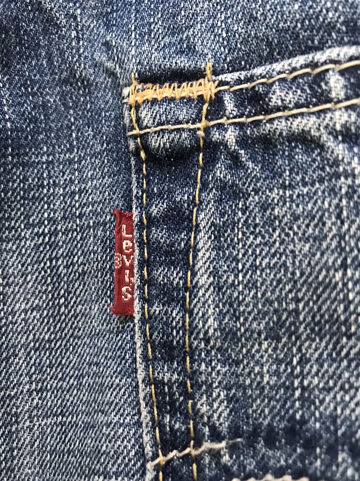 Levi's Vintage Clothing Vintage Levis 503 Lightning Distressed Denim Jeans Size US 32 / EU 48 - 14 Thumbnail