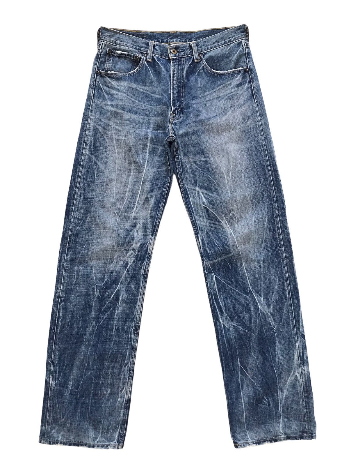 Levi's Vintage Clothing Vintage Levis 503 Lightning Distressed Denim Jeans Size US 32 / EU 48 - 7 Thumbnail