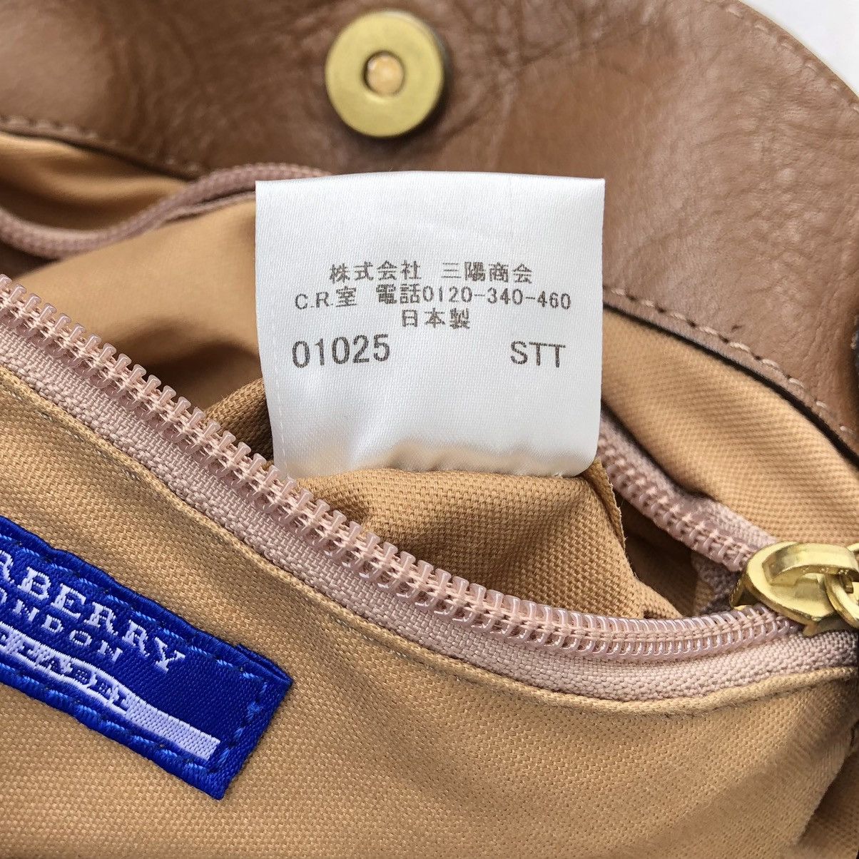 Burberry Burberry Blue Label Brown Leather Shoulder Bag Size ONE SIZE - 13 Thumbnail