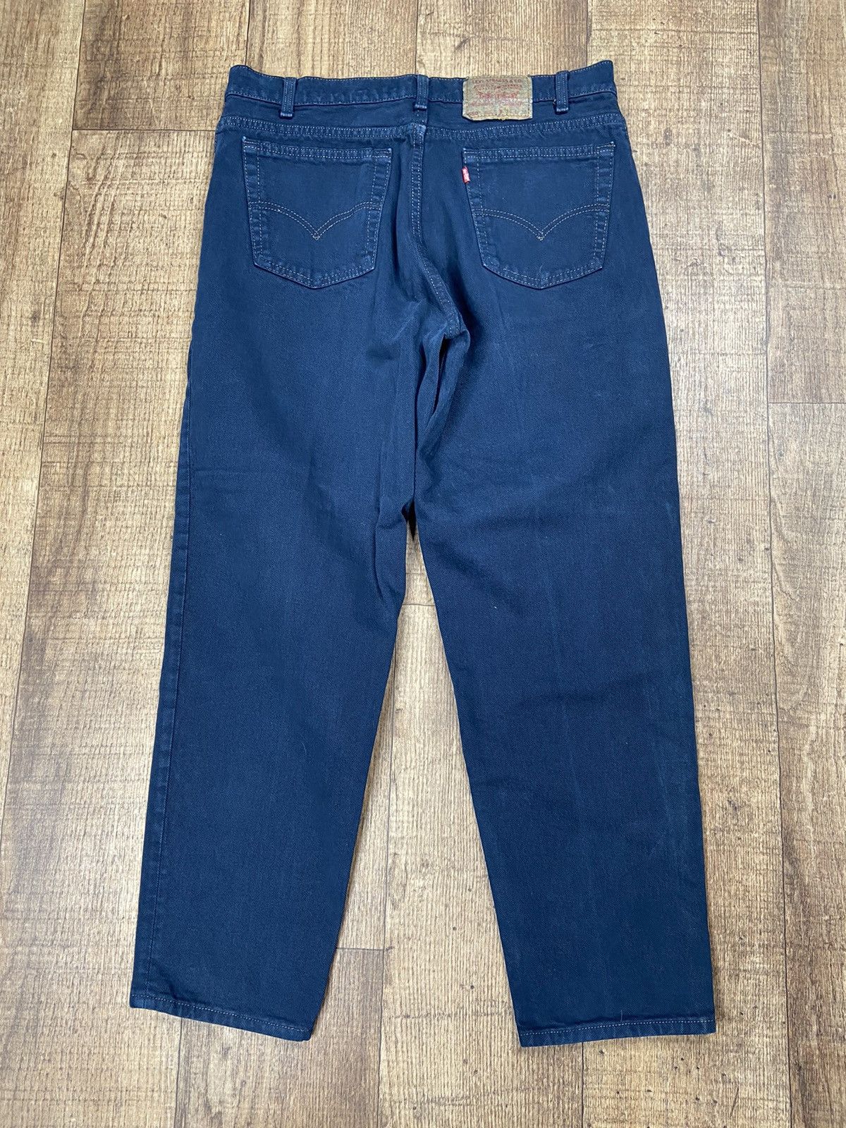 Levi's Cool Vintage Baggy USA Made Levis Navy Blue Jeans 36x30 Sick Size US 36 / EU 52 - 2 Thumbnail