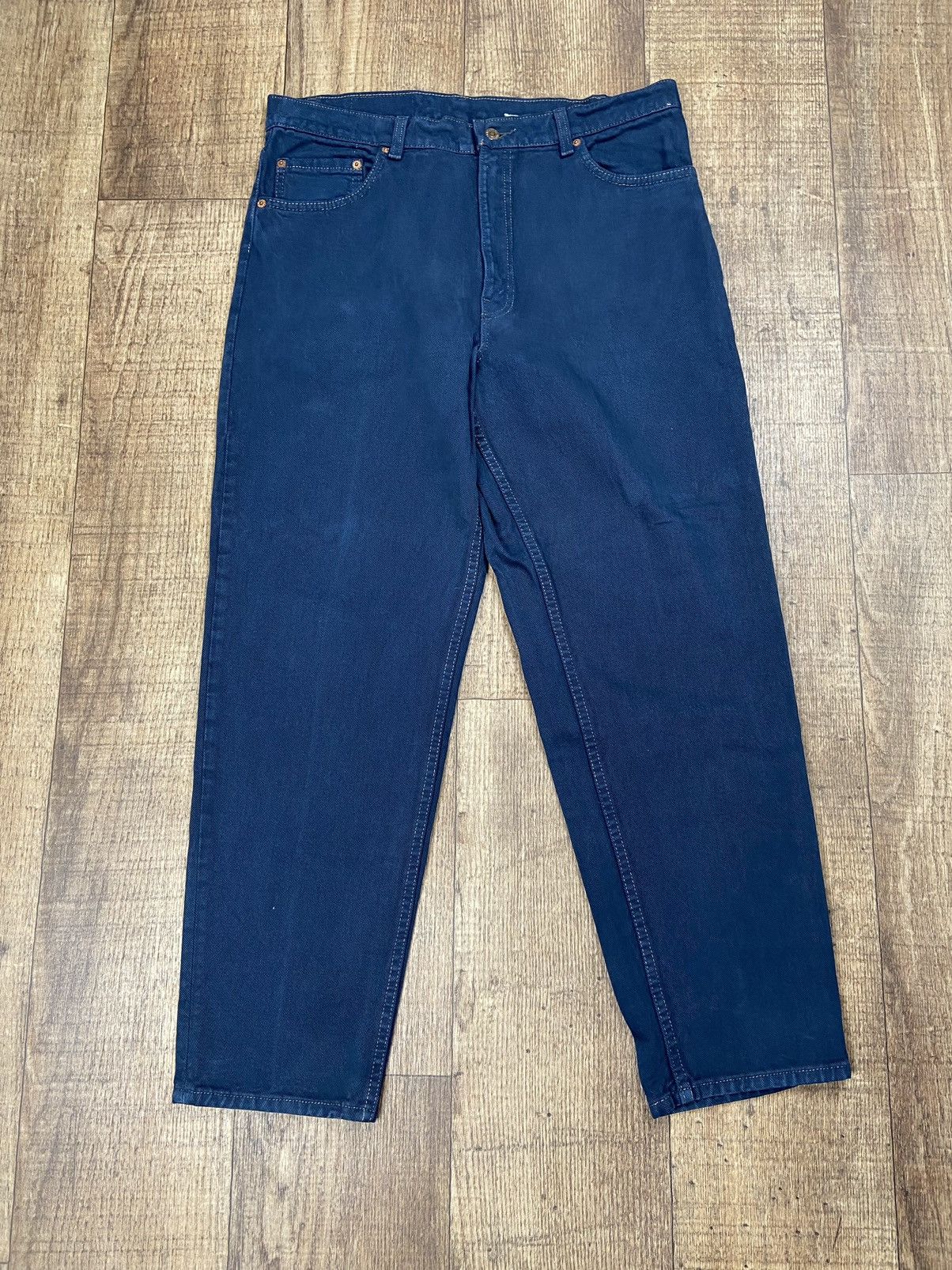 Levi's Cool Vintage Baggy USA Made Levis Navy Blue Jeans 36x30 Sick Size US 36 / EU 52 - 1 Thumbnail