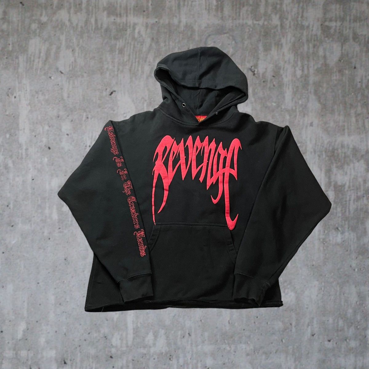 Revenge Original 2017 Xxxtentacion X Revenge “kill” Hoodie Bred Grailed 