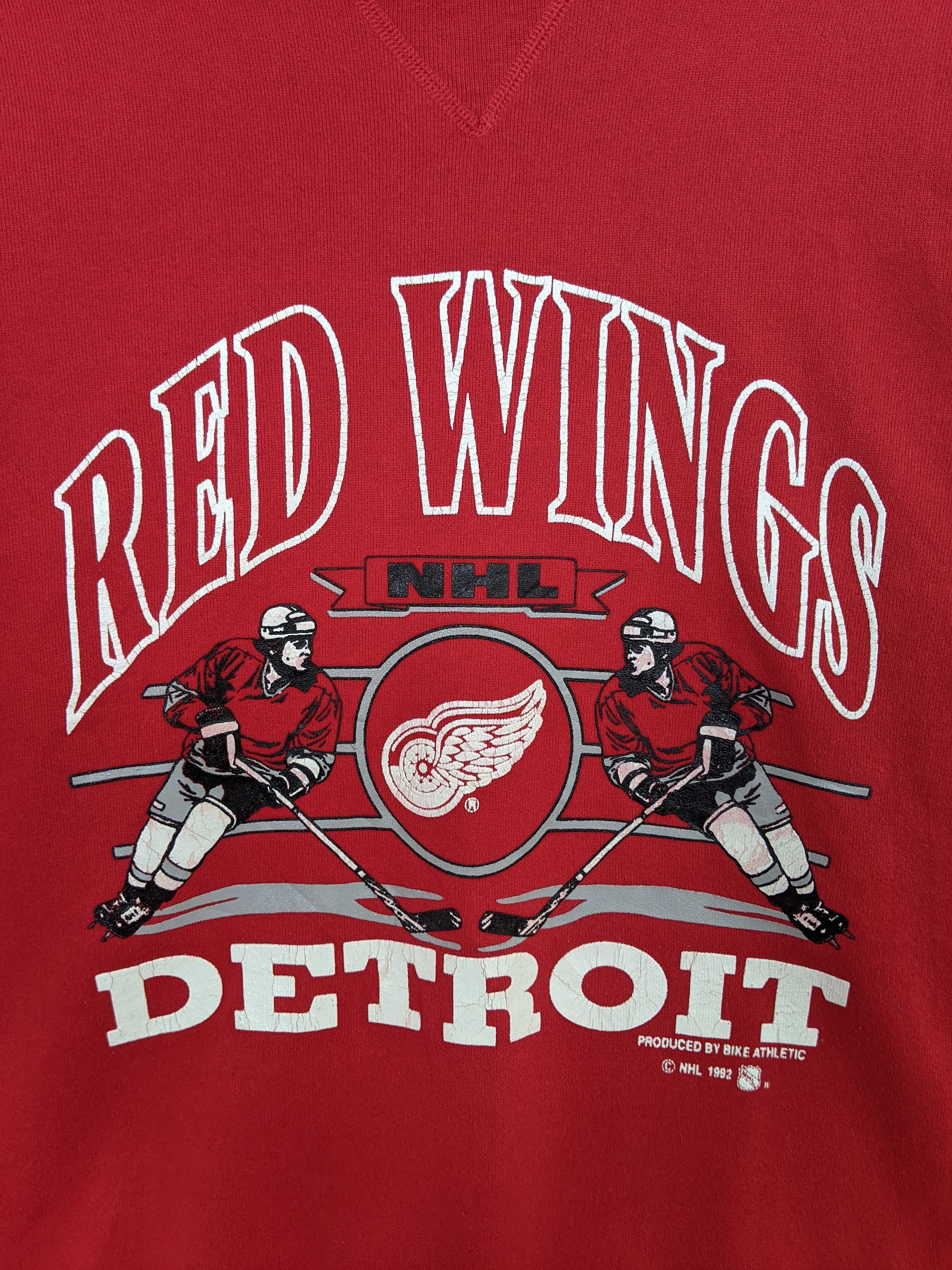 NHL Vintage 1992 Detroit Red Wings Sweatshirt Size US M / EU 48-50 / 2 - 3 Thumbnail