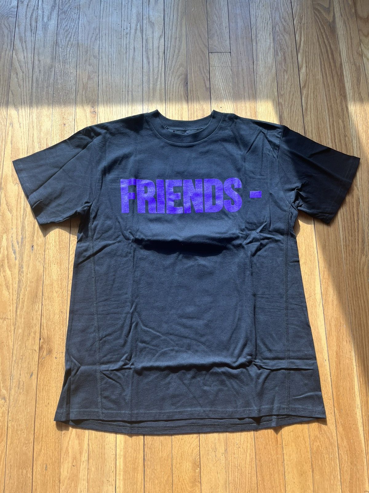 image of Vlone Purple Friends T-Shirt Black Size Small, Men's