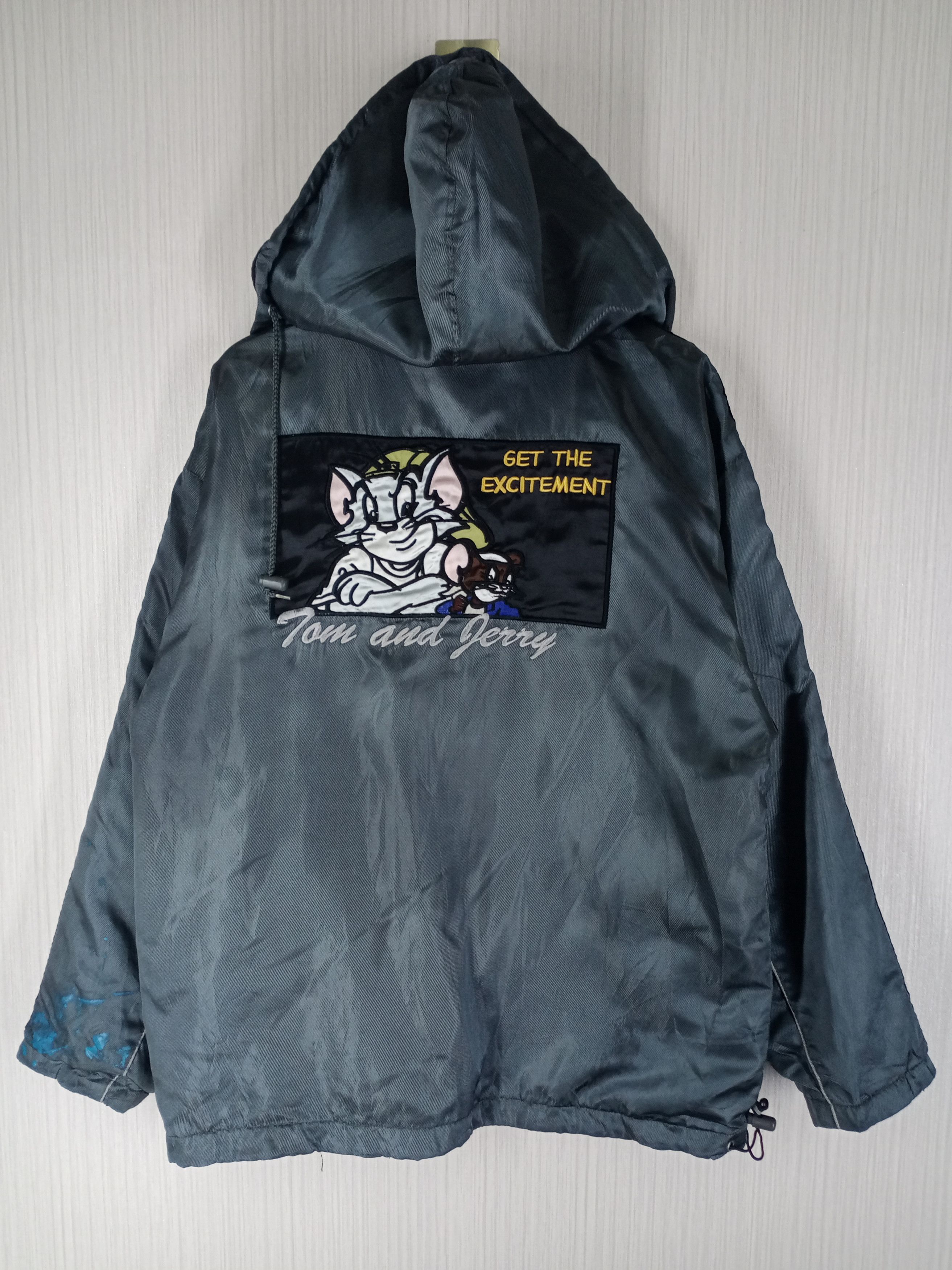 Cartoon Network Vintage Tom And Jerry Big Logo Jacket Size US L / EU 52-54 / 3 - 1 Thumbnail