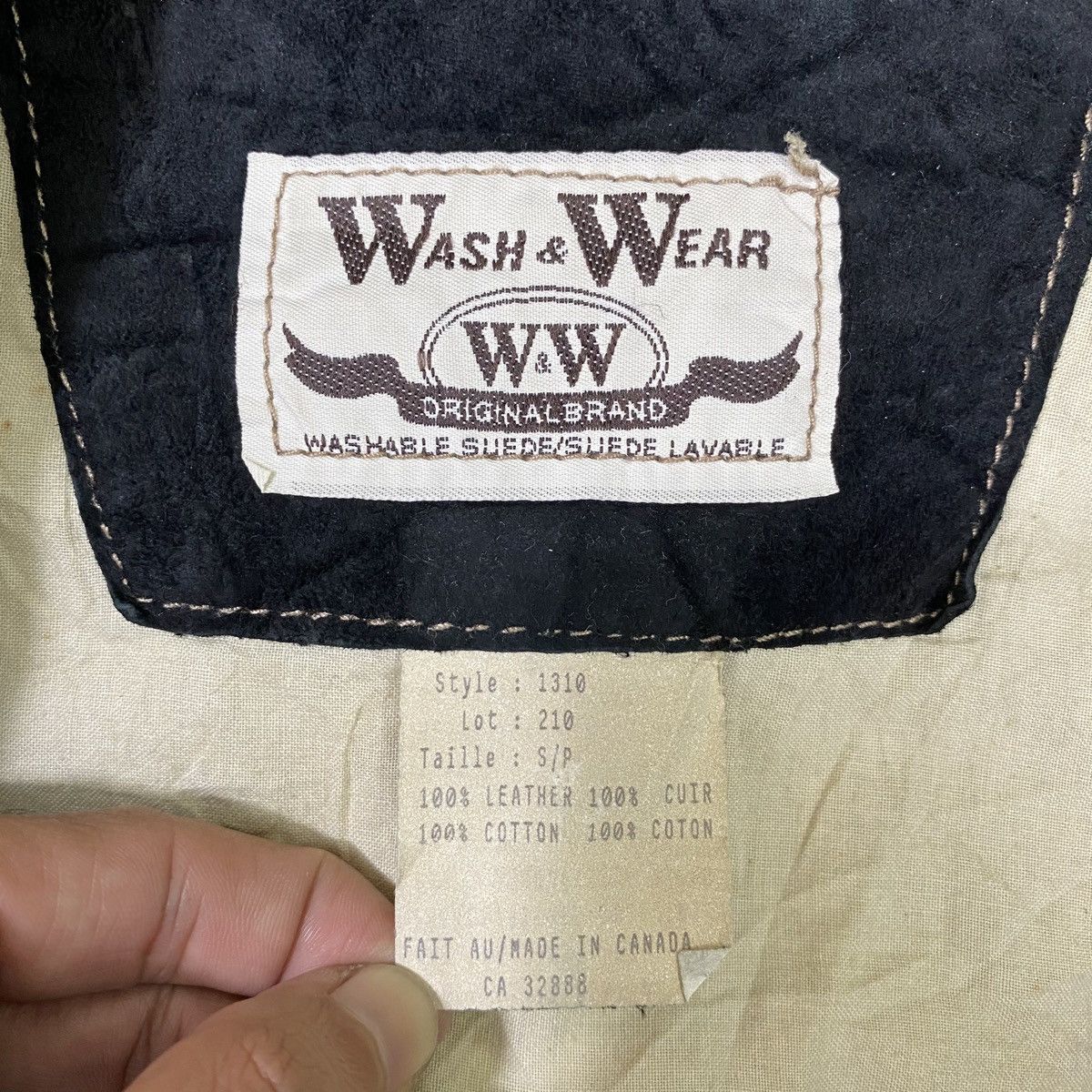 Leather × Vintage VINTAGE WASH & WEAR WESTERN SUEDE LEATHER CASUAL SHIRT Size US M / EU 48-50 / 2 - 7 Thumbnail