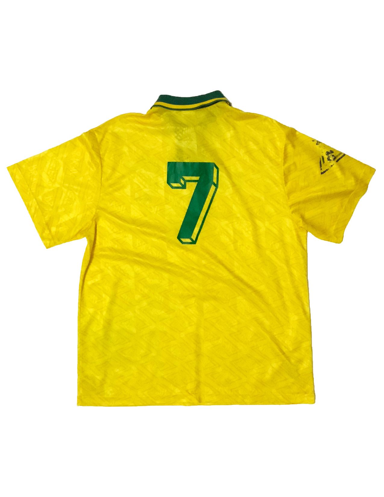 *RARE* 1992-93 Umbro Brazil Soccer cheapest (Home) Jersey Shirt Kit Medium US Made BRASIL