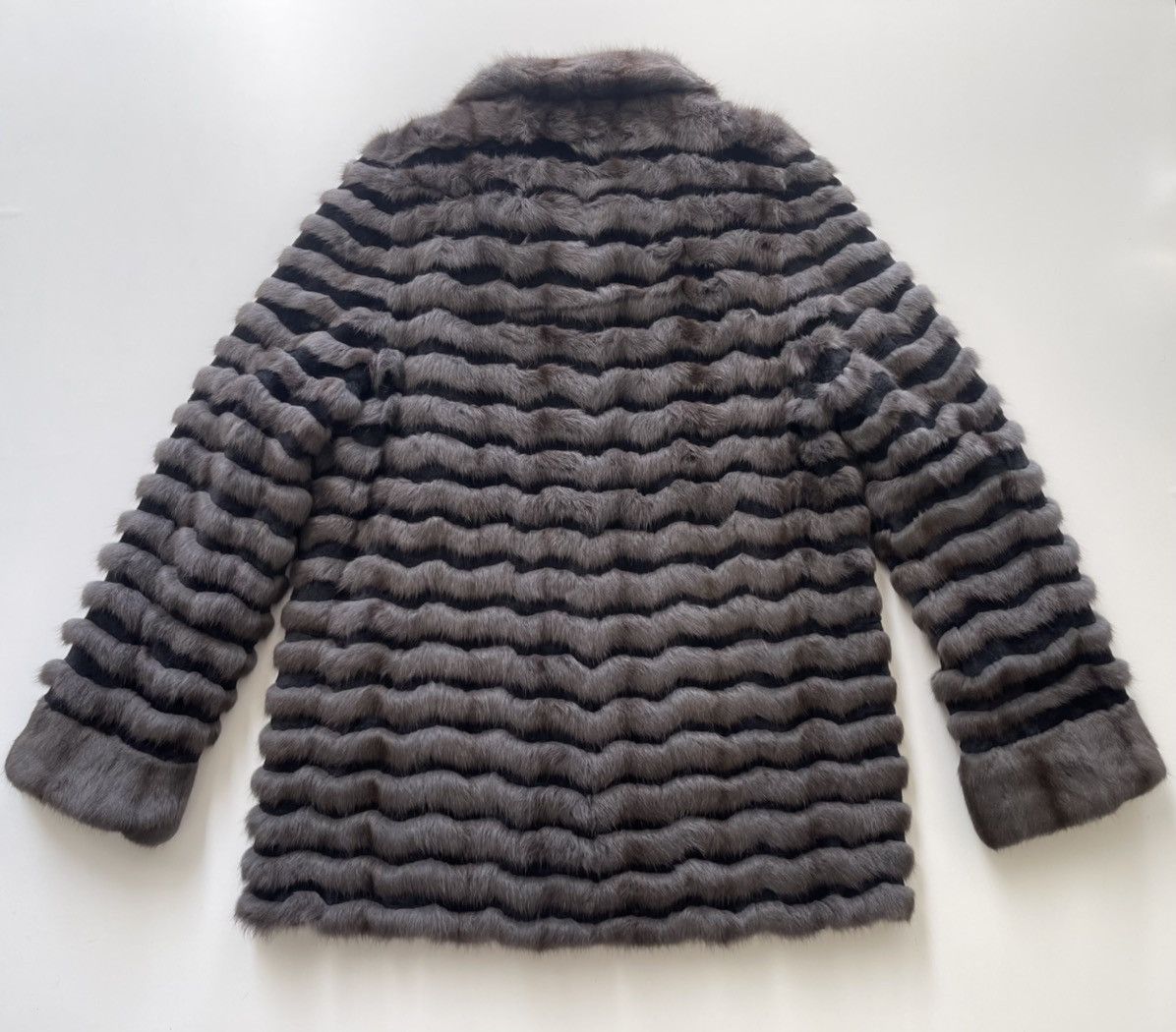 Vintage Vintage Russian Squirrel Real Fur Jacket (Reversible) Size L / US 10 / IT 46 - 5 Thumbnail