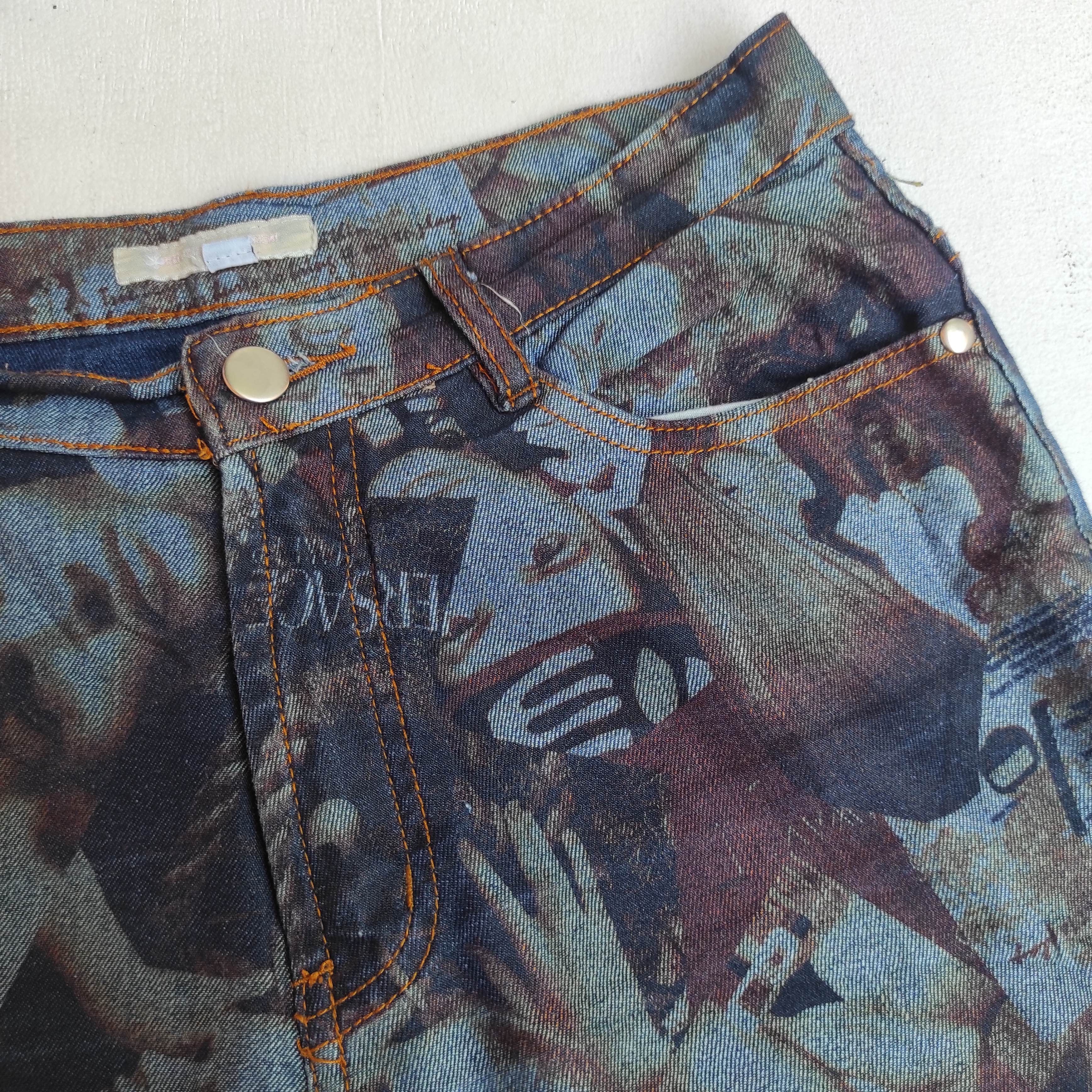 Hysteric Glamour Very Rare FullPrint Flare bootcut Pants by Kit Korporation Size US 28 / EU 44 - 6 Thumbnail