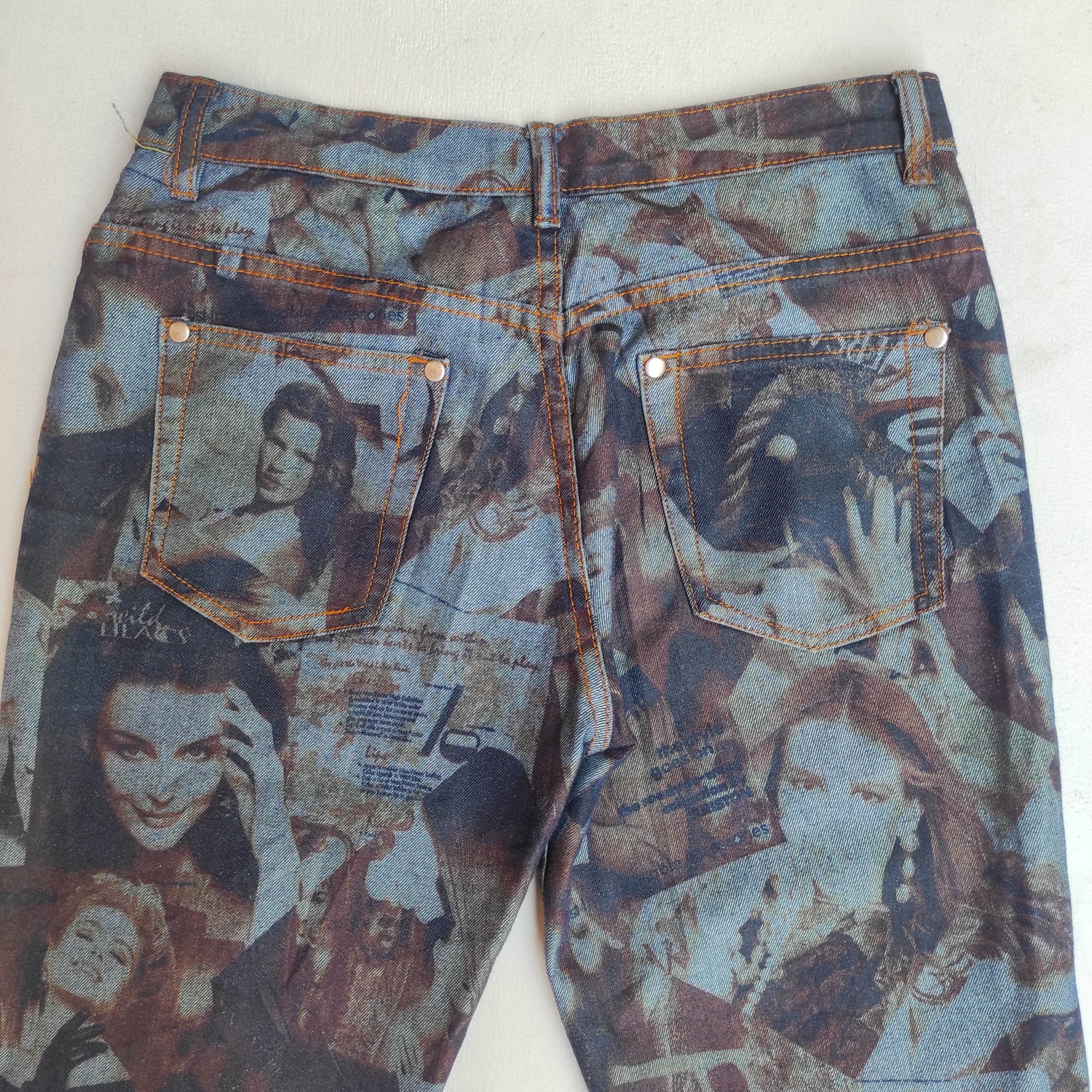 Hysteric Glamour Very Rare FullPrint Flare bootcut Pants by Kit Korporation Size US 28 / EU 44 - 13 Thumbnail