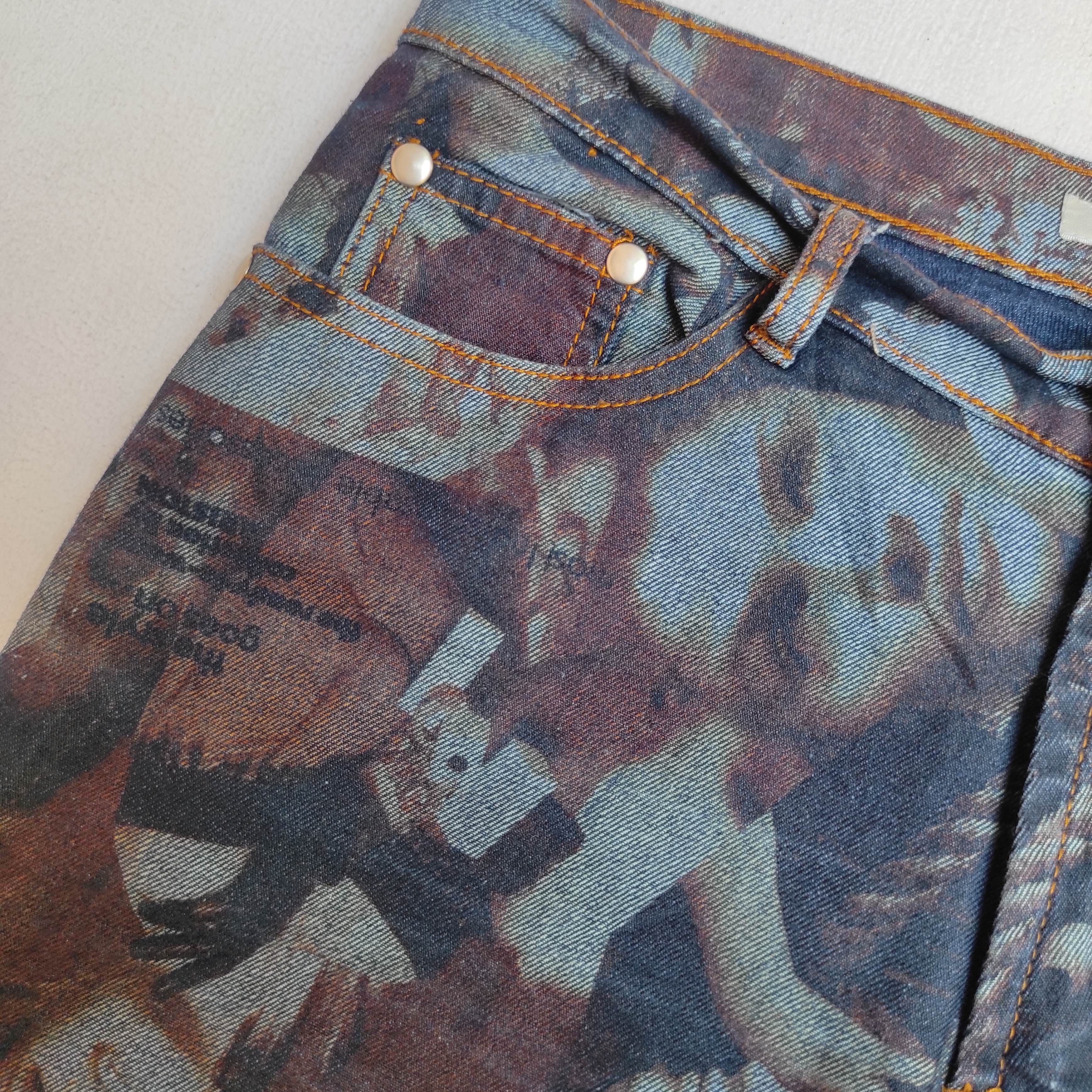 Hysteric Glamour Very Rare FullPrint Flare bootcut Pants by Kit Korporation Size US 28 / EU 44 - 7 Thumbnail