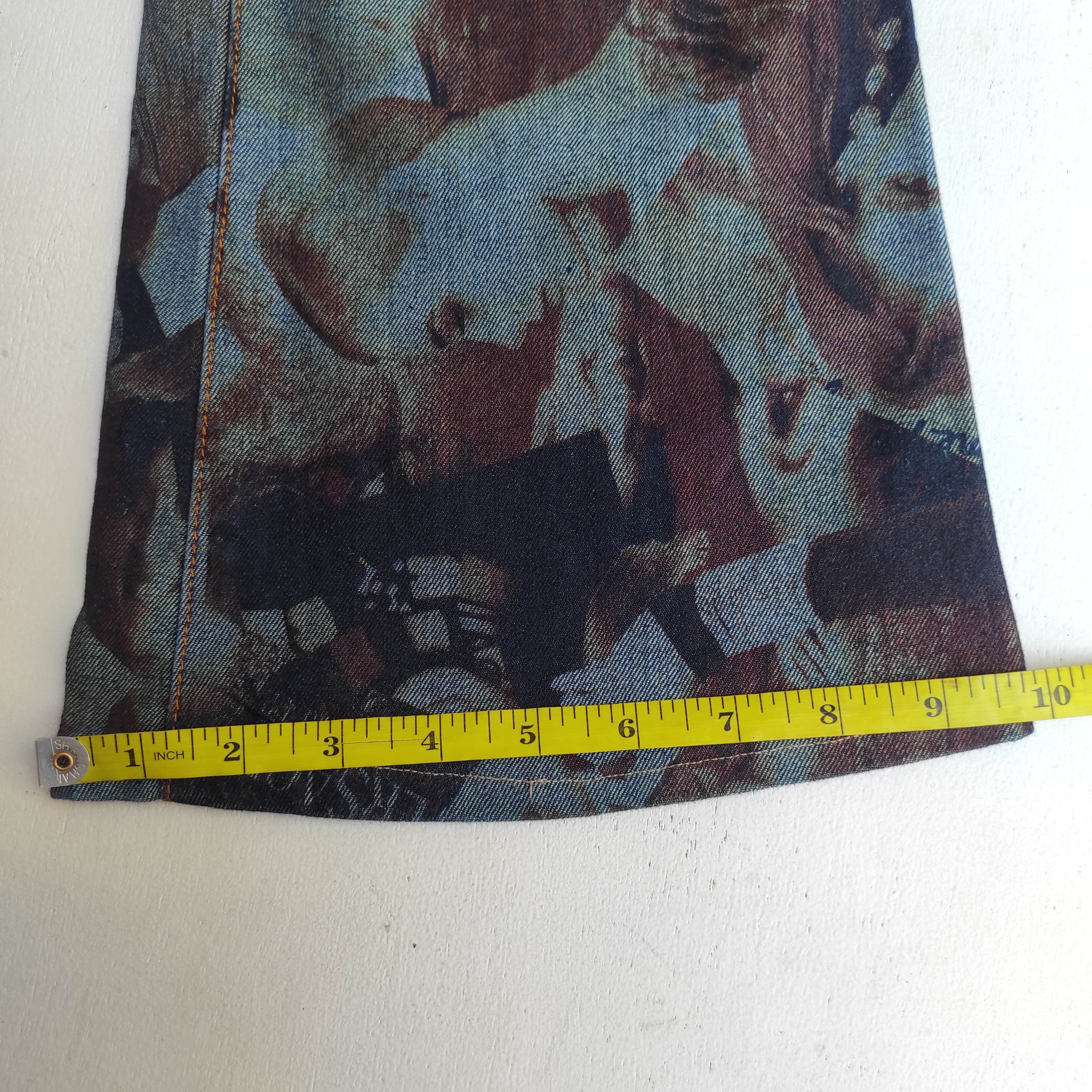 Hysteric Glamour Very Rare FullPrint Flare bootcut Pants by Kit Korporation Size US 28 / EU 44 - 20 Thumbnail