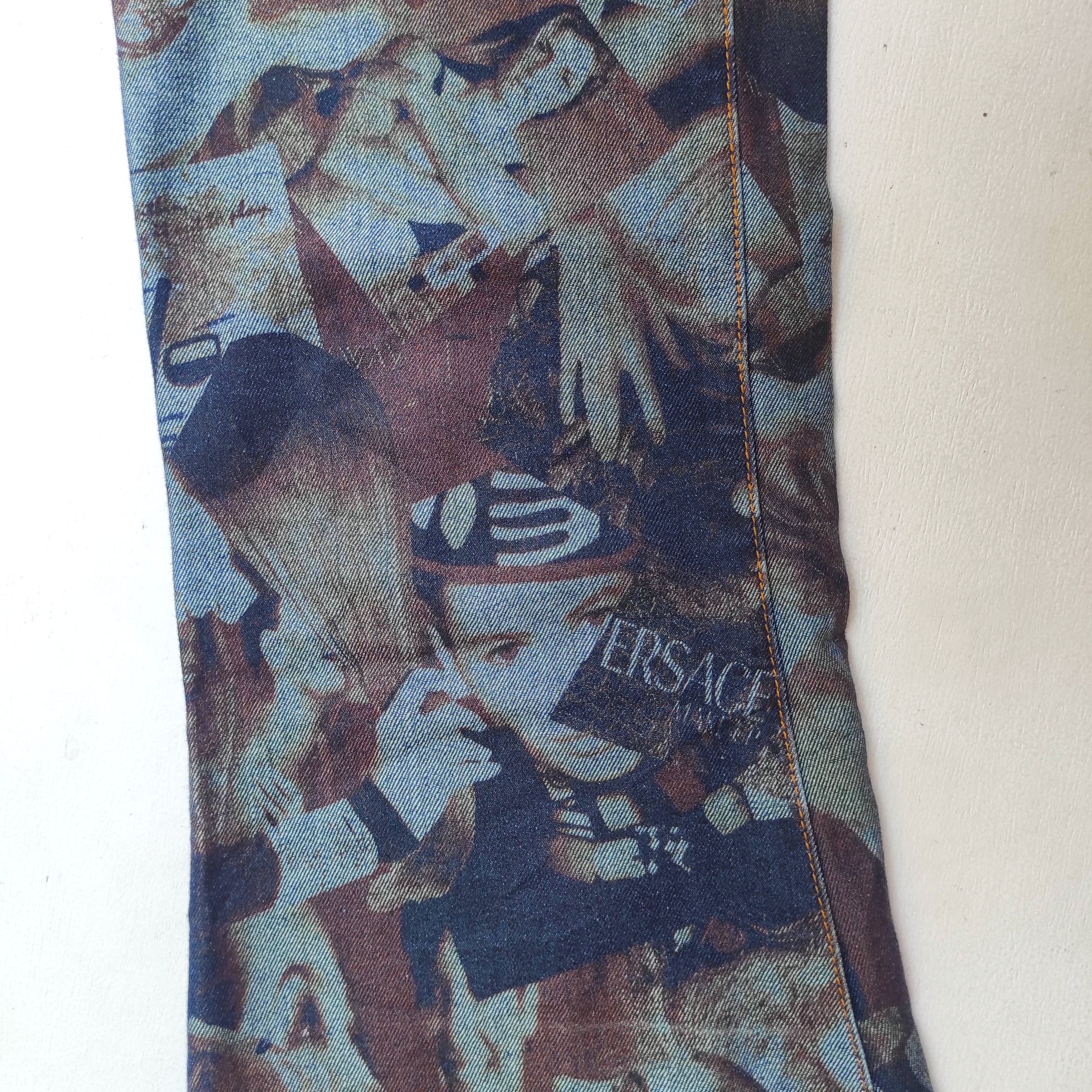 Hysteric Glamour Very Rare FullPrint Flare bootcut Pants by Kit Korporation Size US 28 / EU 44 - 3 Thumbnail