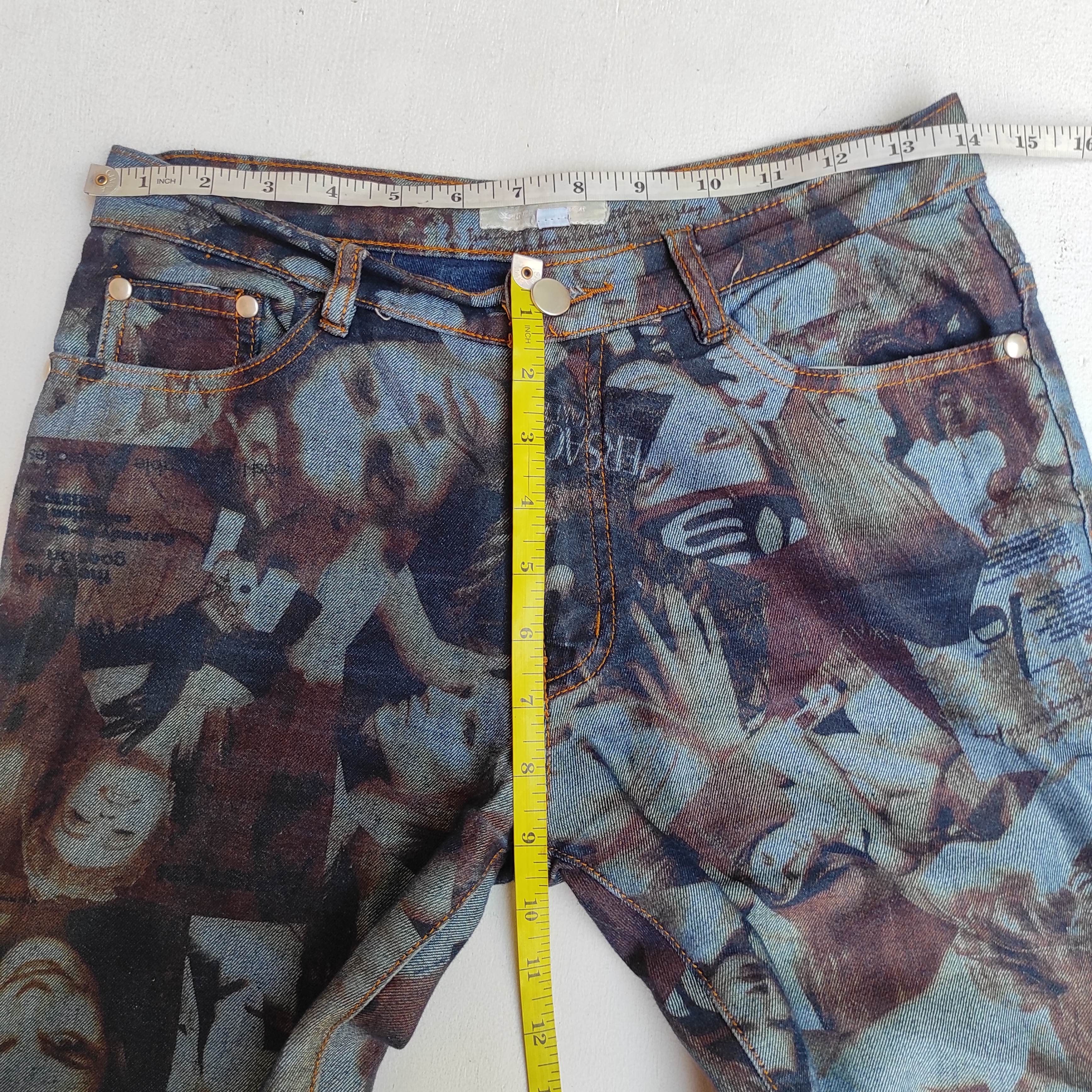 Hysteric Glamour Very Rare FullPrint Flare bootcut Pants by Kit Korporation Size US 28 / EU 44 - 18 Thumbnail