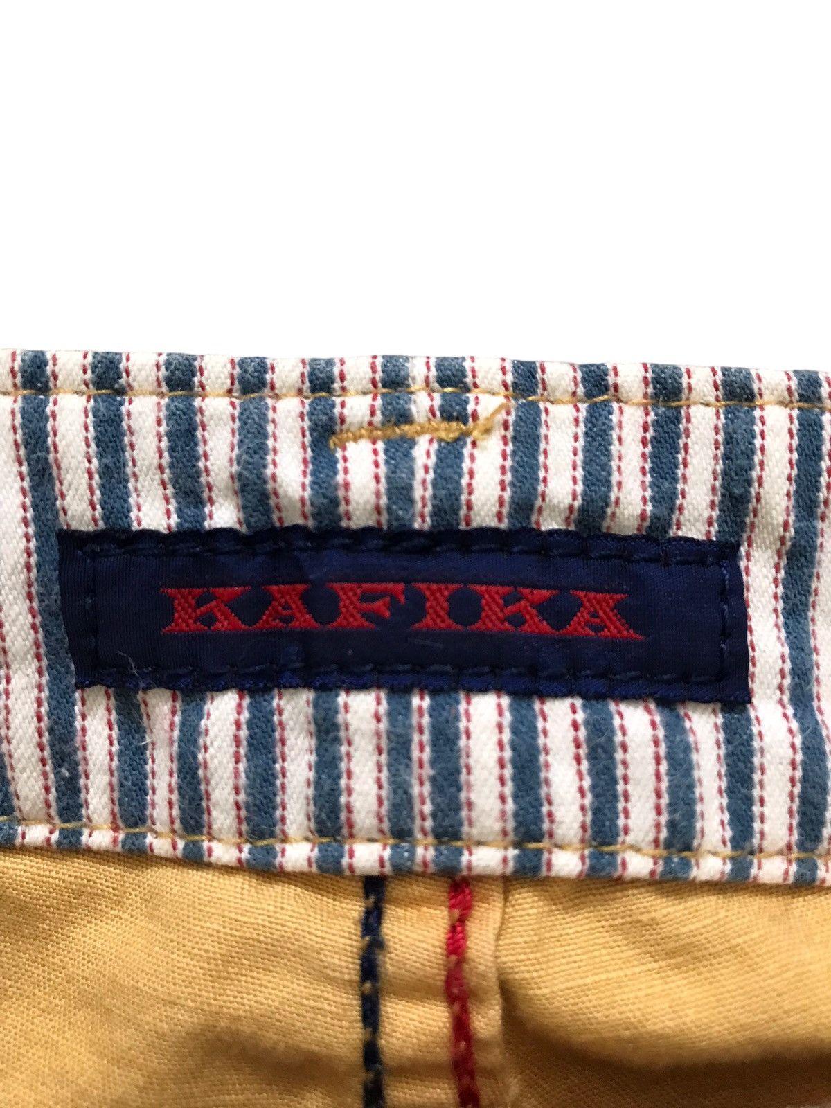 Japanese Brand KAFIKA Naval Clothing Soft Herringbone Trousers Size US 32 / EU 48 - 7 Thumbnail