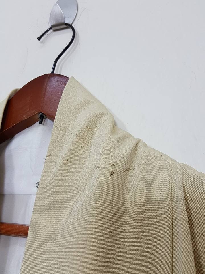 Other Awase Haori Long Kimono Bamboo Abstract Japanese Jacket Size US L / EU 52-54 / 3 - 11 Thumbnail
