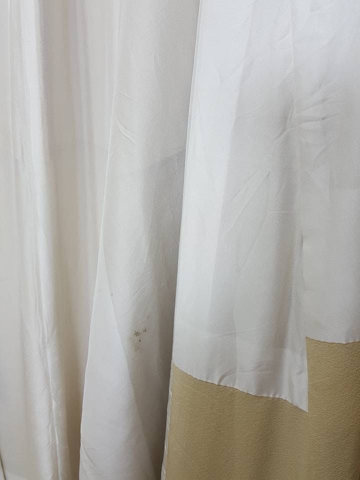 Other Awase Haori Long Kimono Bamboo Abstract Japanese Jacket Size US L / EU 52-54 / 3 - 18 Thumbnail