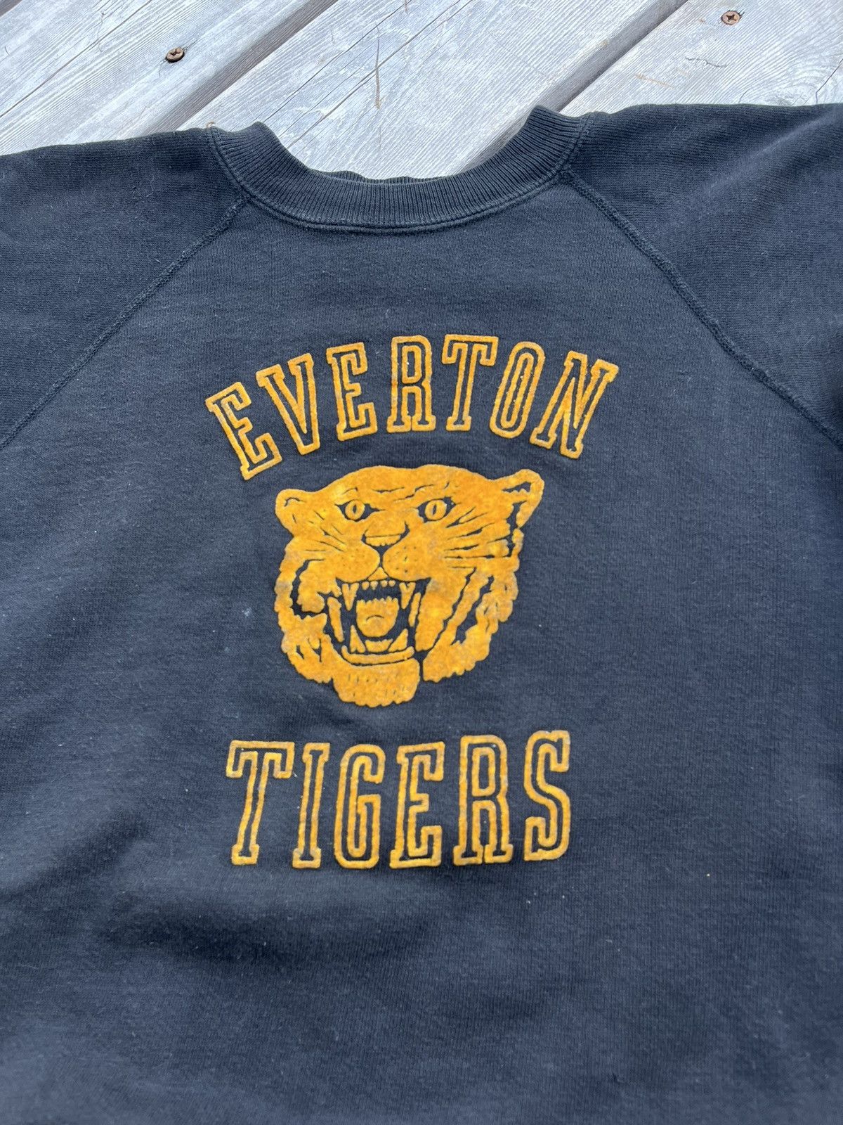 Vintage Vintage 50s 60s flock print sweatshirt | Grailed