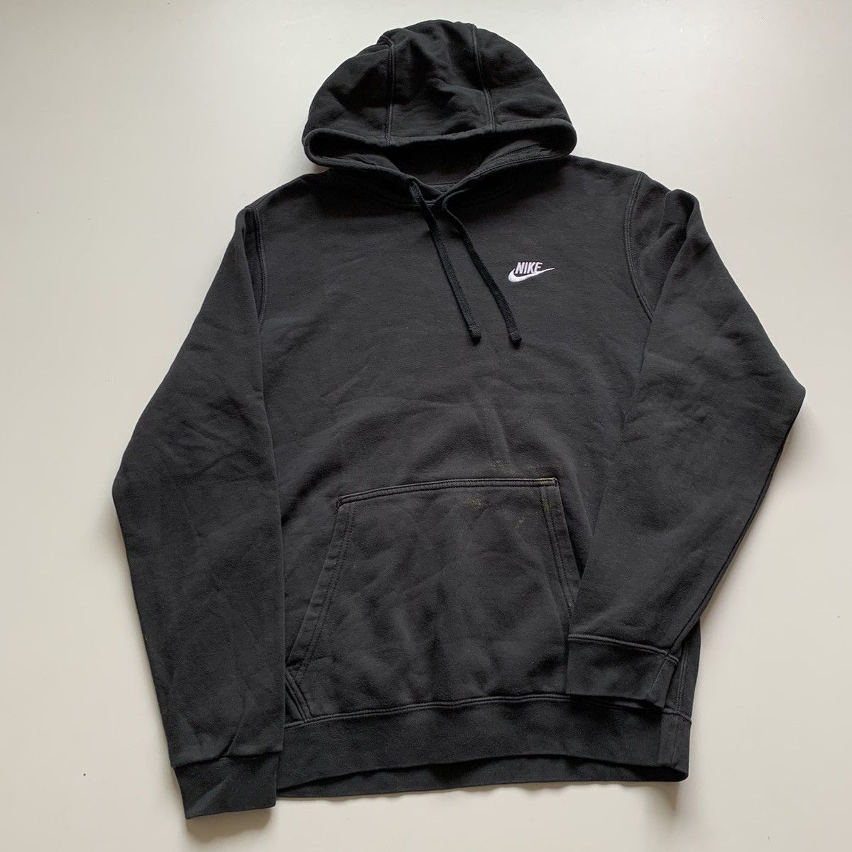 Nike Vintage 2000s Nike Embroidered Swoosh Pullover Hoodie Rare Size US M / EU 48-50 / 2 - 1 Thumbnail