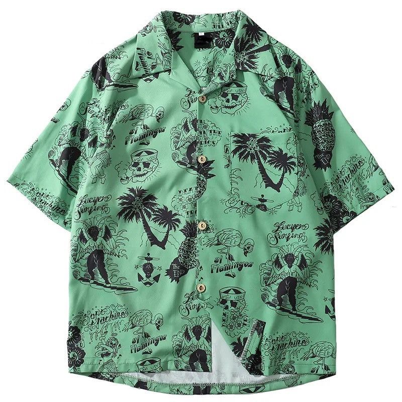 Grafitti Skull Short Sleeve Shirt
